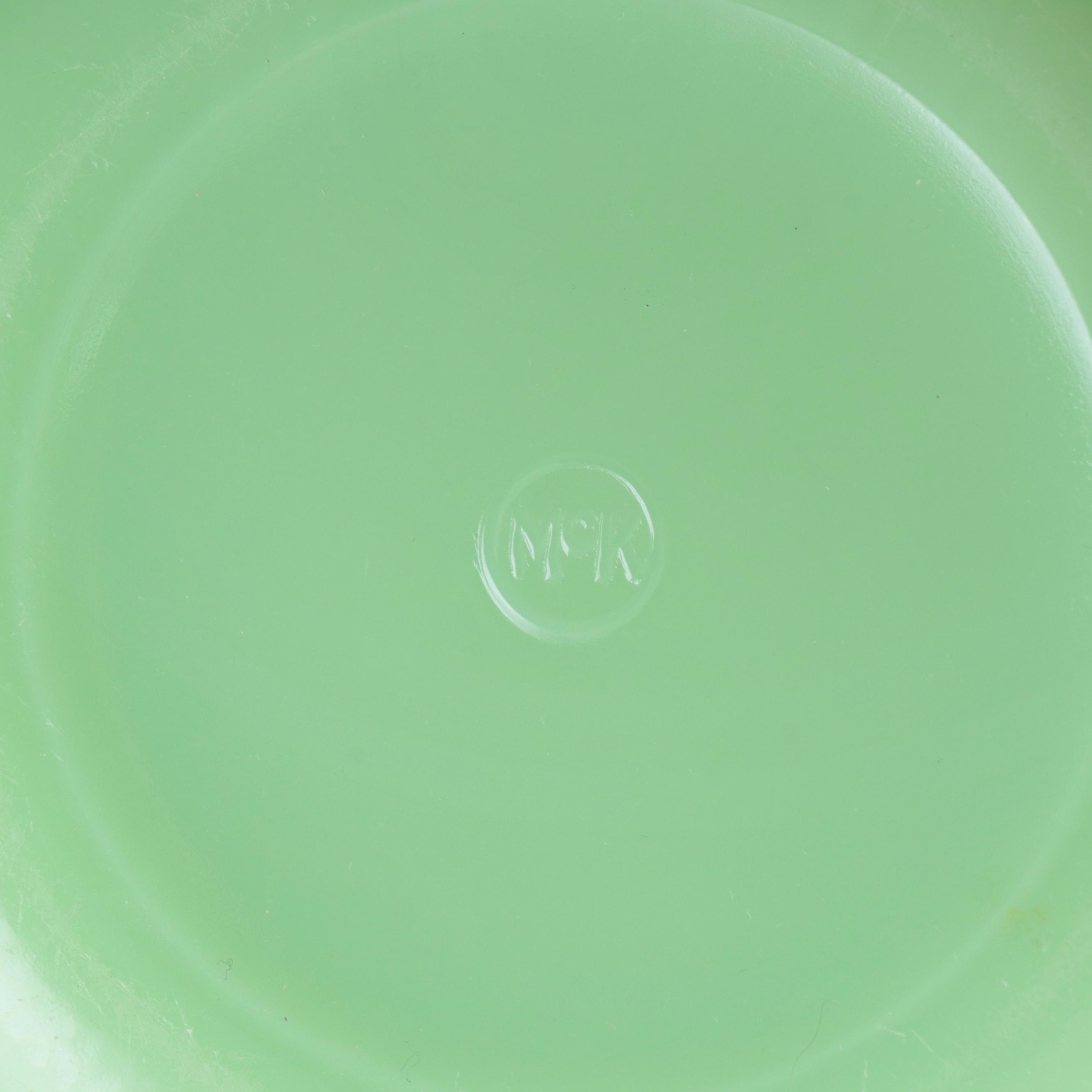 McKee Jadeite Canisters and Other Uranium Glass Canisters, Mid-20th Century