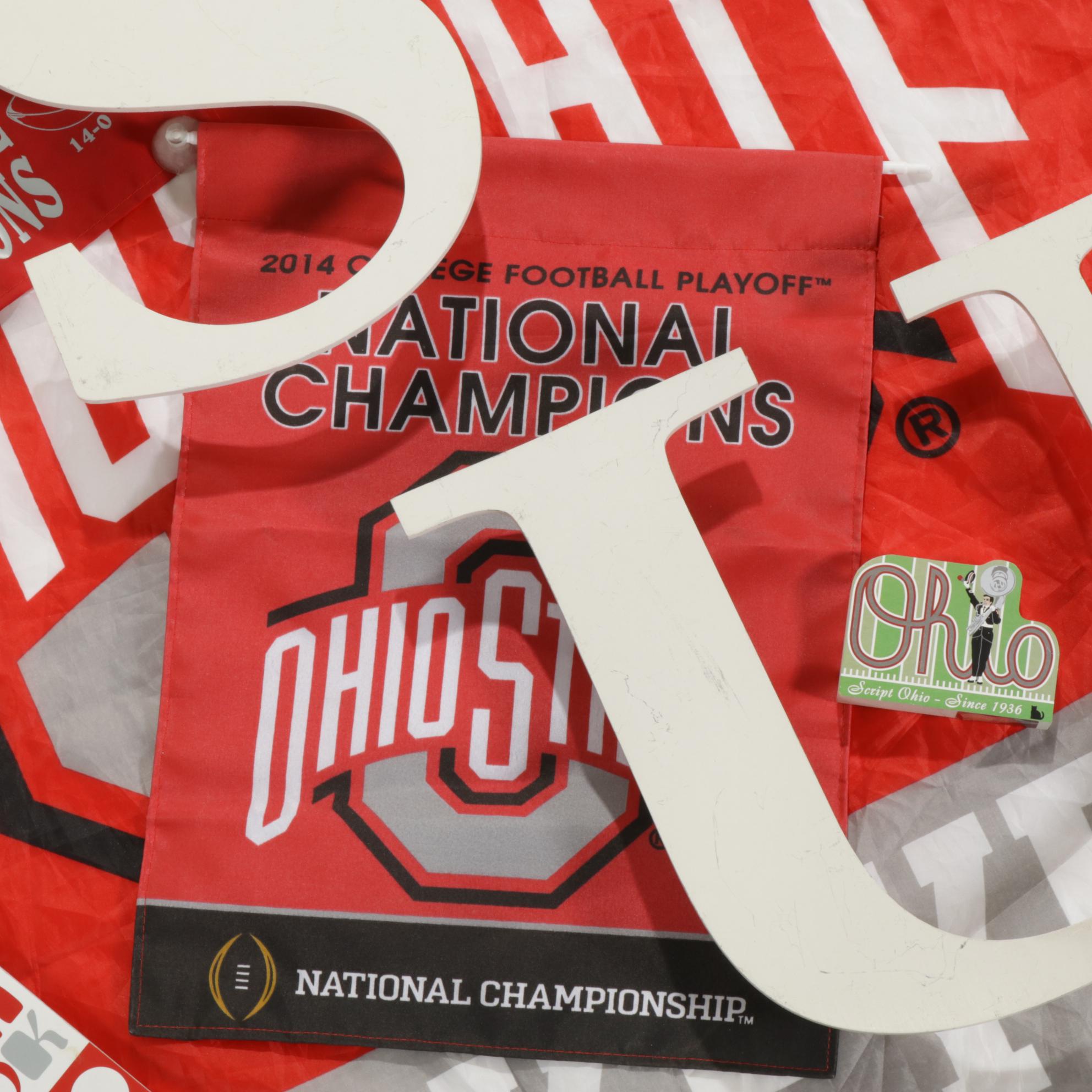 OSU Metal Letters and More Ohio State Football Decor