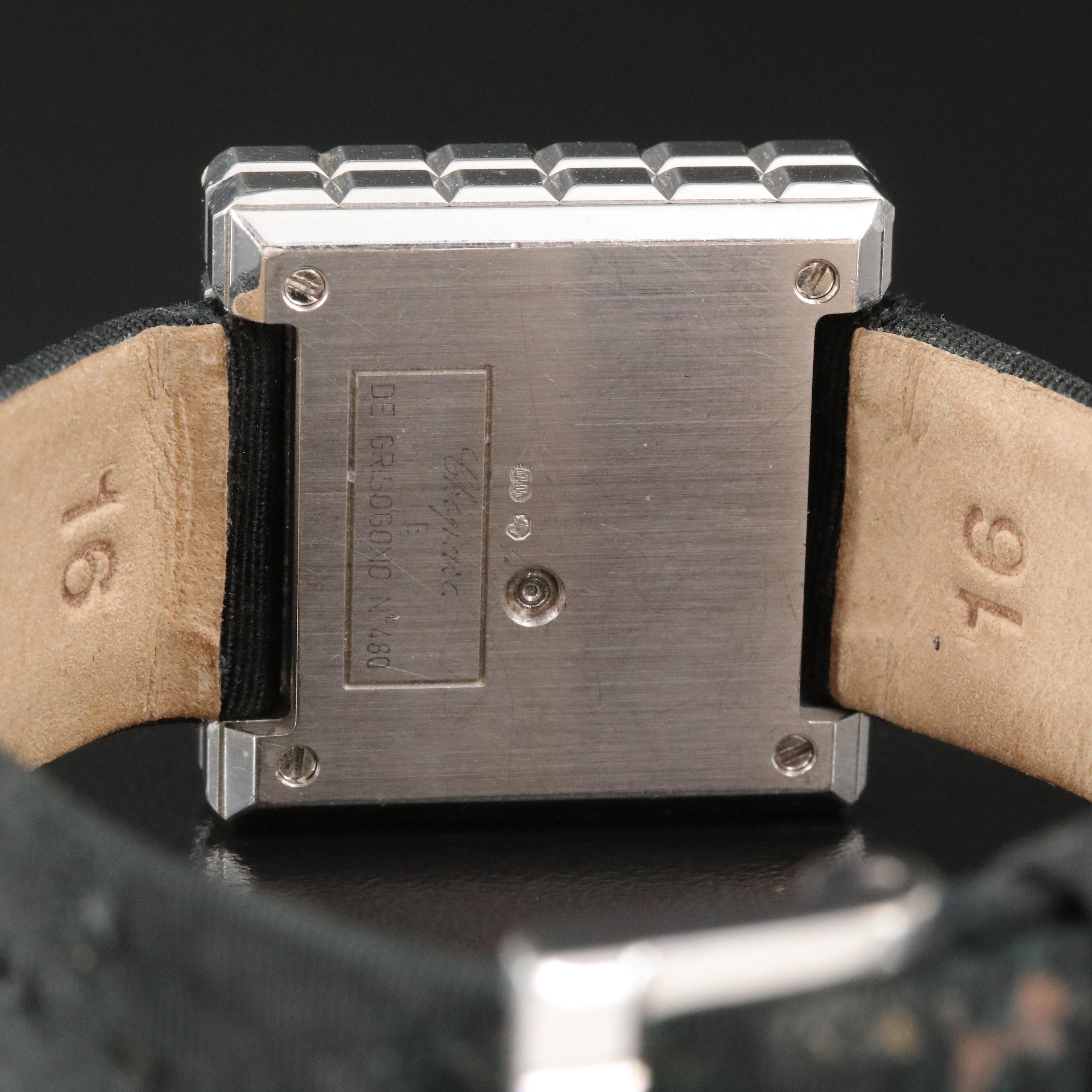 Chopard by De Grisono Ice Cube 18K Gold 25mm Quartz Watch