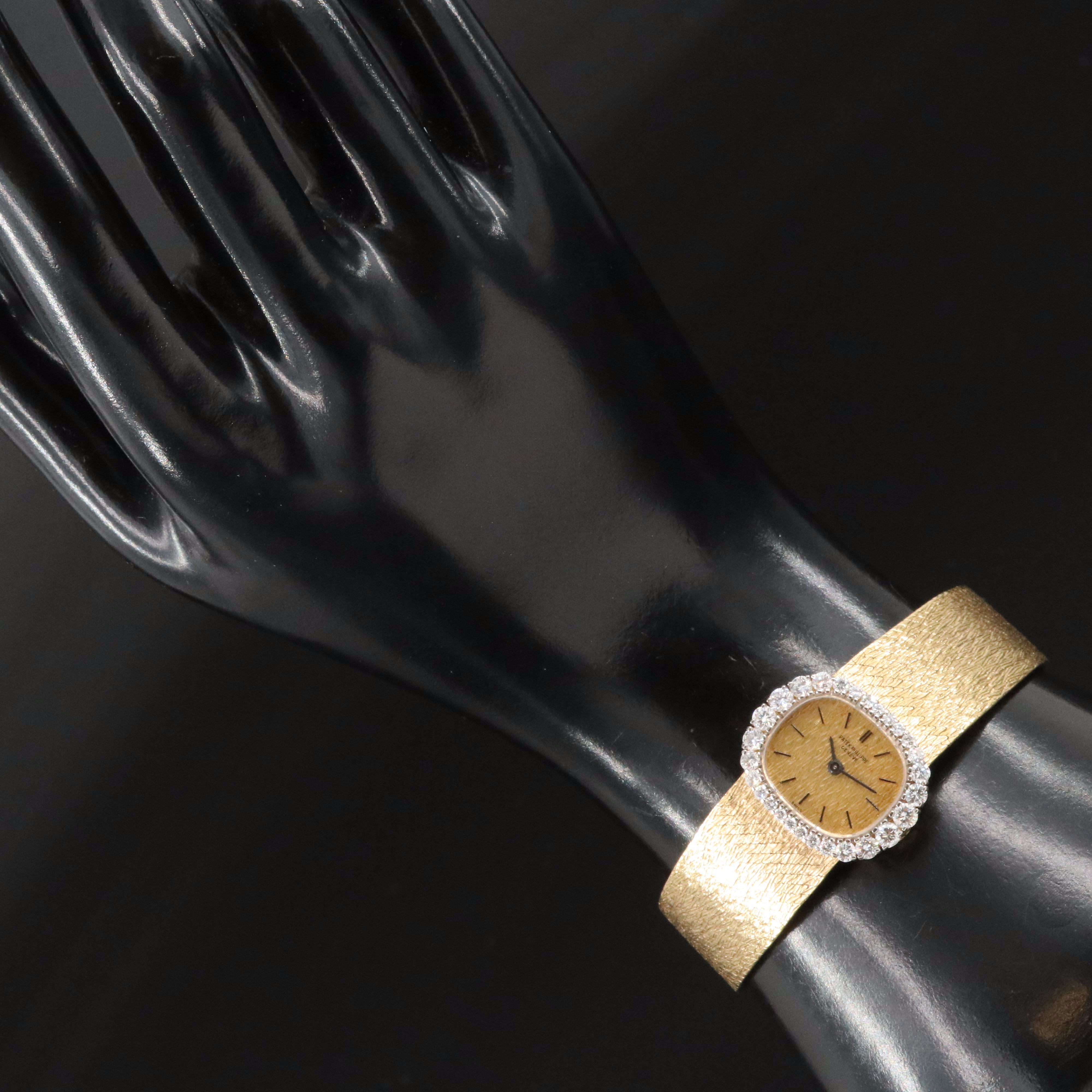 Patek Philippe ref. 3394/1 18K Gold 1.48 CTW Diamond Dress Watch