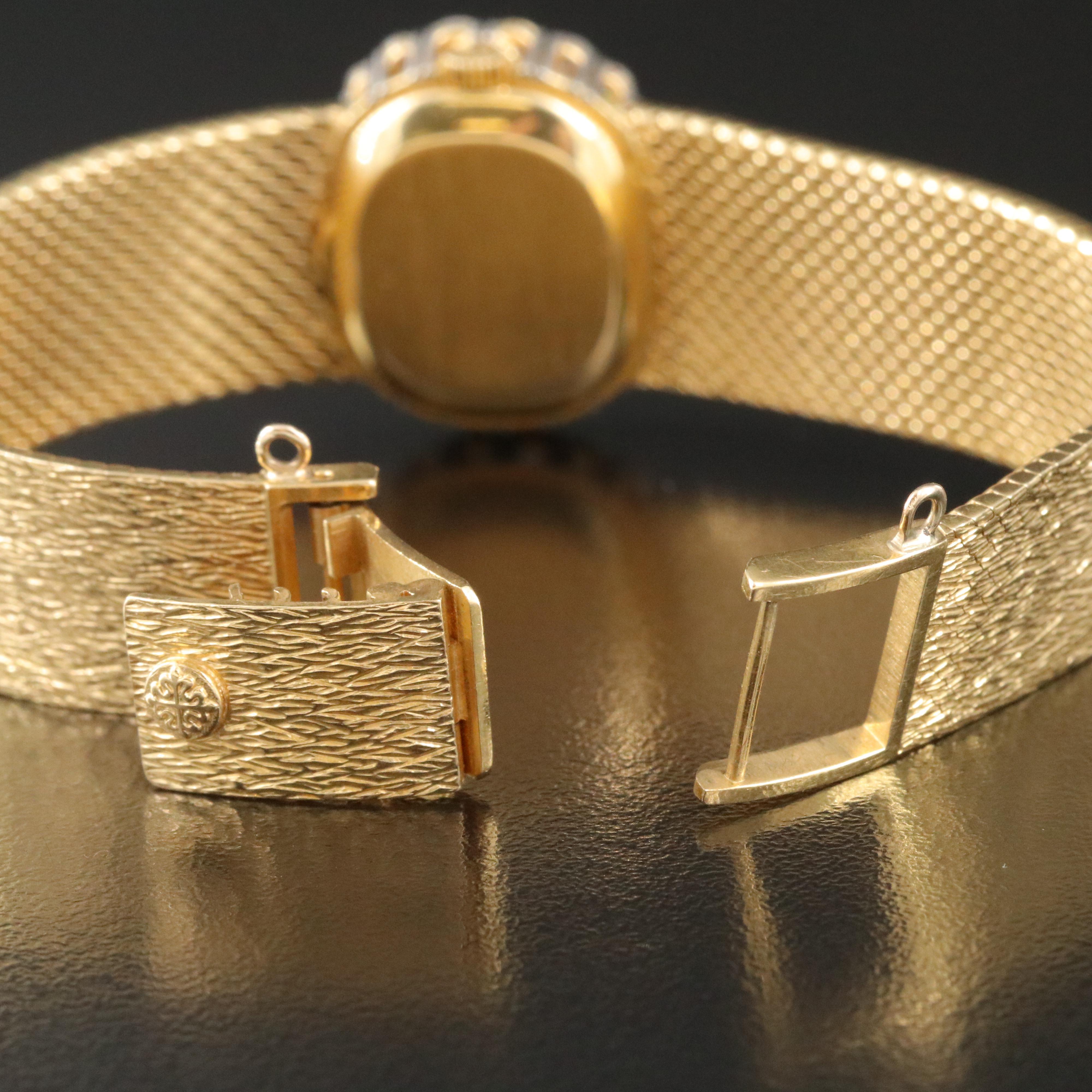 Patek Philippe ref. 3394/1 18K Gold 1.48 CTW Diamond Dress Watch