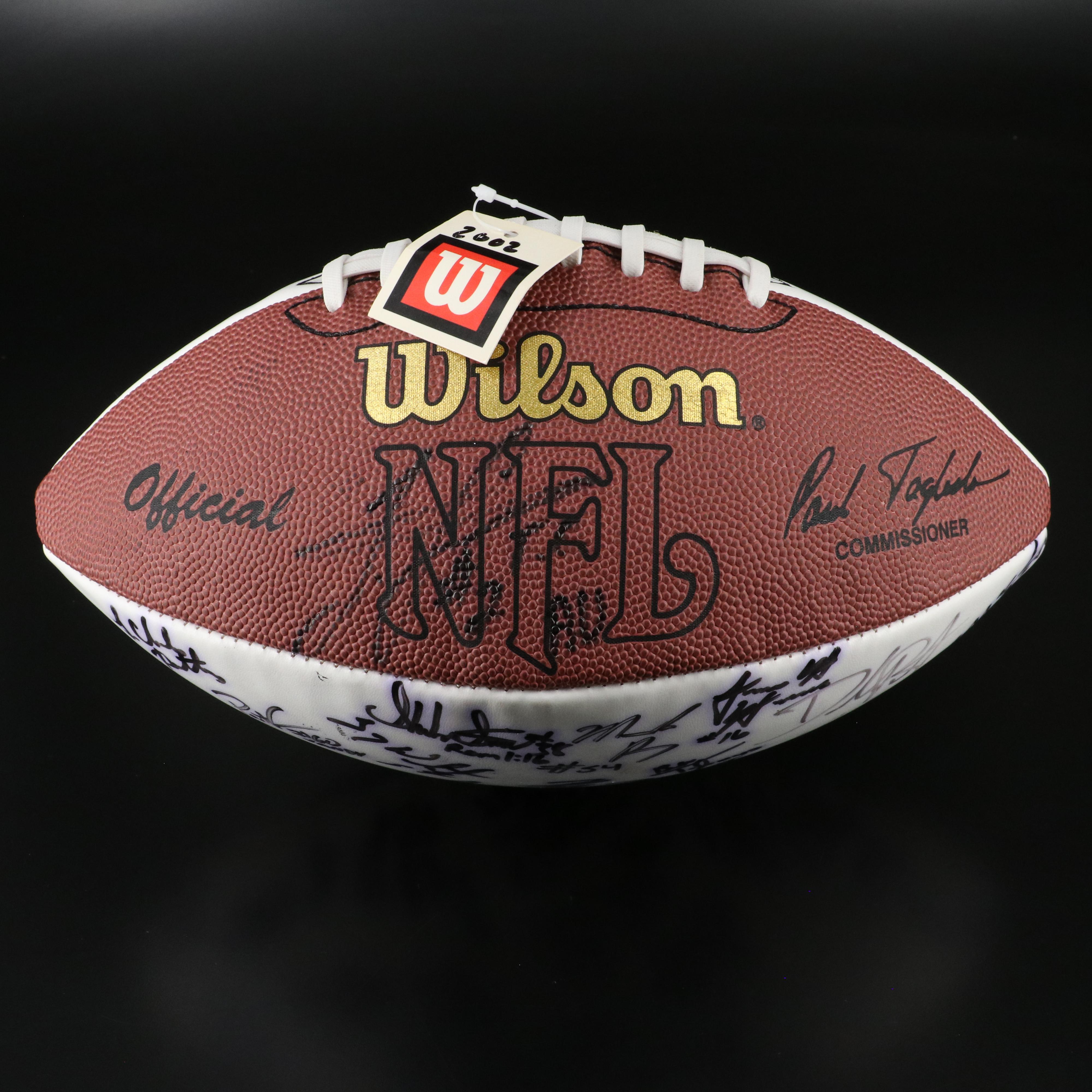 2001, 2002, and 2003 Signed NFL Draft Class Footballs with James Harrison & More