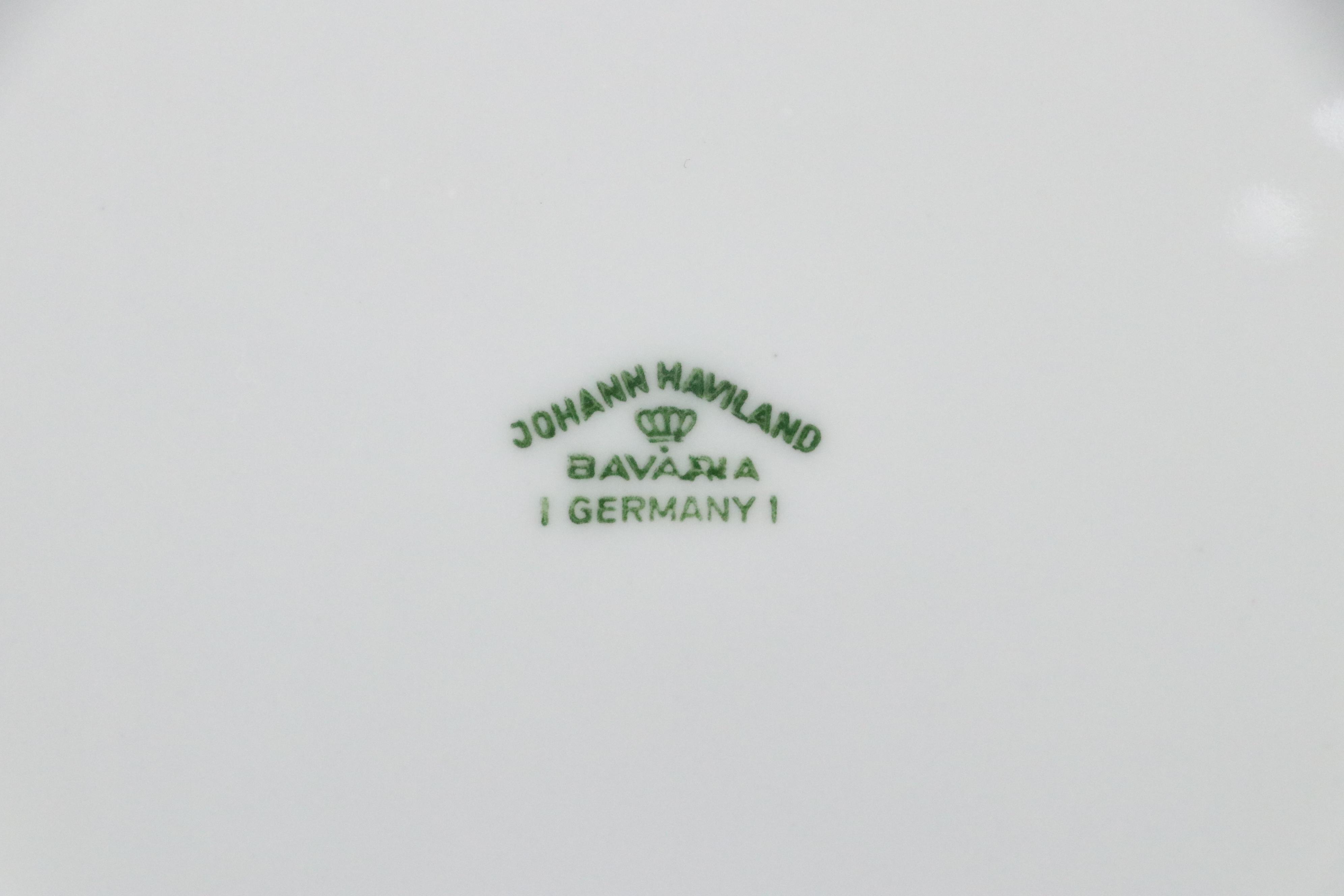 Johann Haviland "Blue Garland" Porcelain Tea and Dinnerware