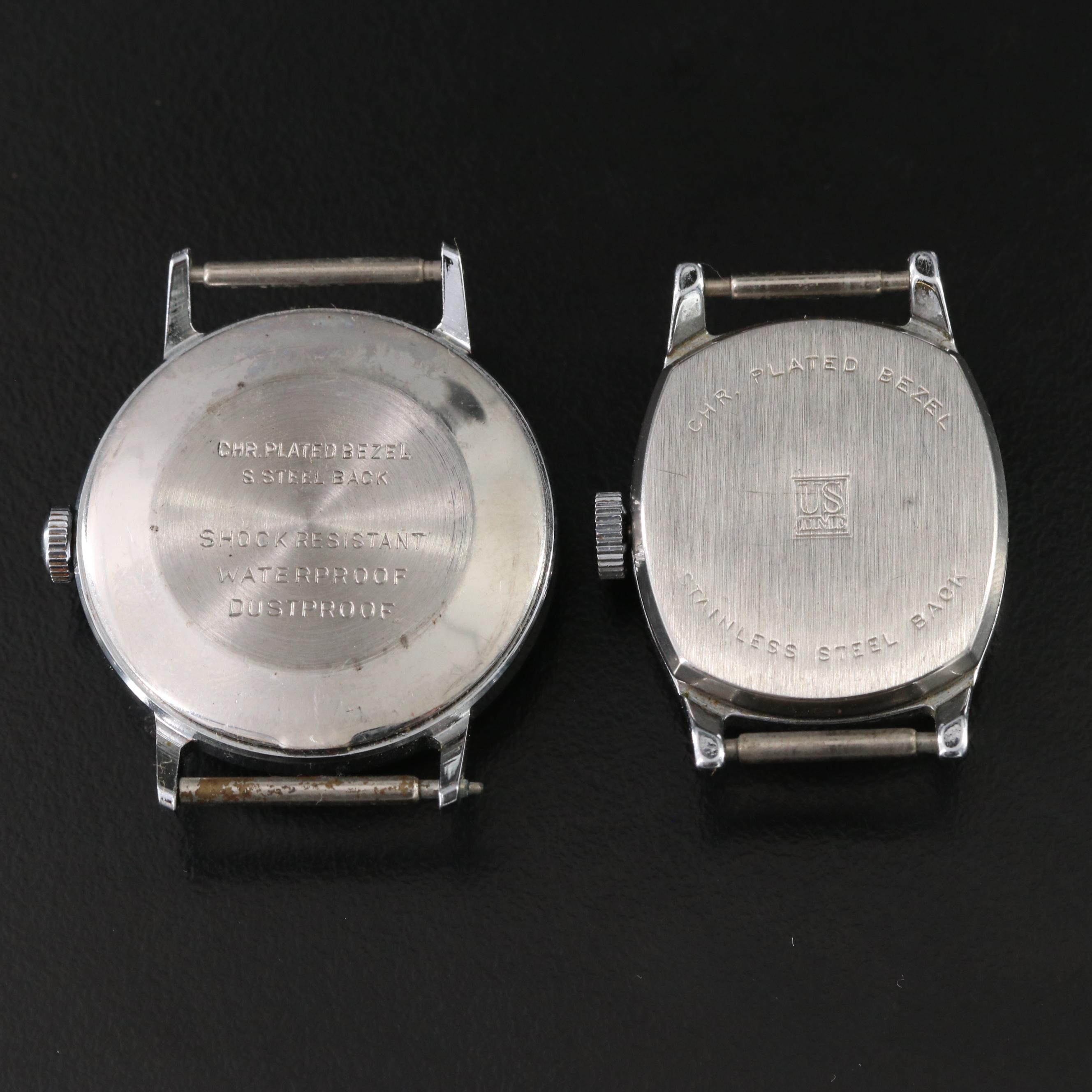 Vintage Mickey Mouse by Ingersoll & Cinderella Manual-Wind Watches