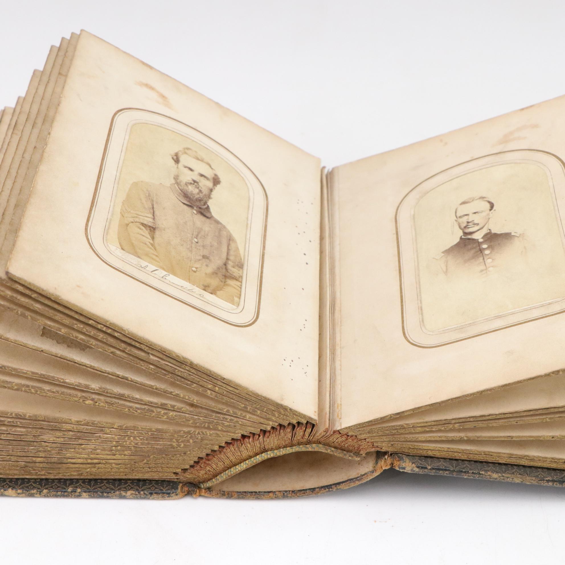 Victorian Leather Bound Photo Albums, Late 19th Century