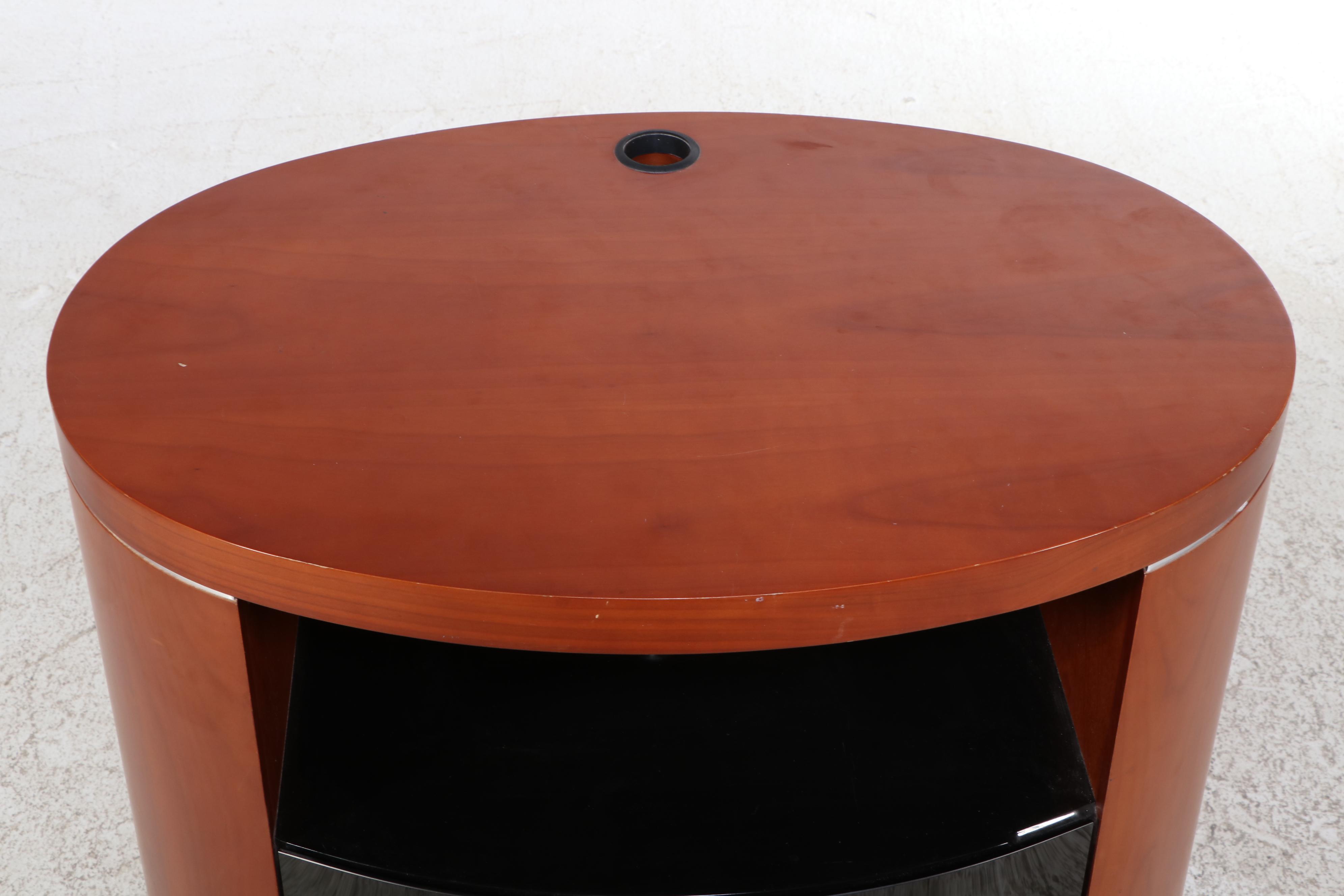 BDI by Lisa Laura Contemporary Cherry Finish Media Cabinet