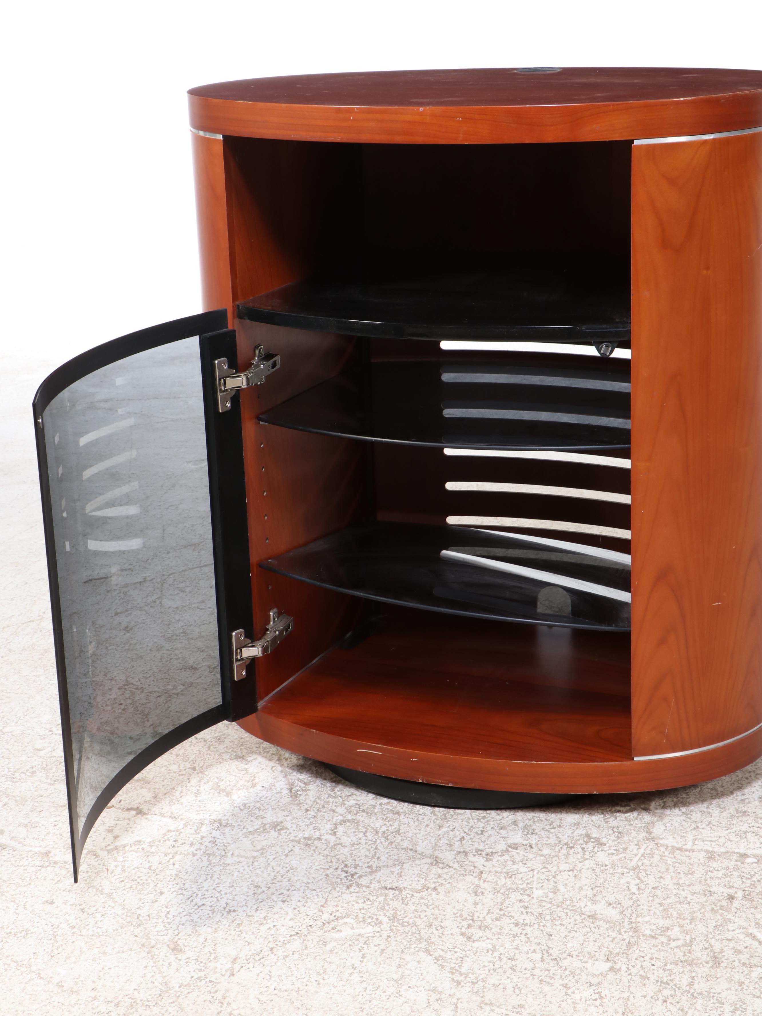 BDI by Lisa Laura Contemporary Cherry Finish Media Cabinet