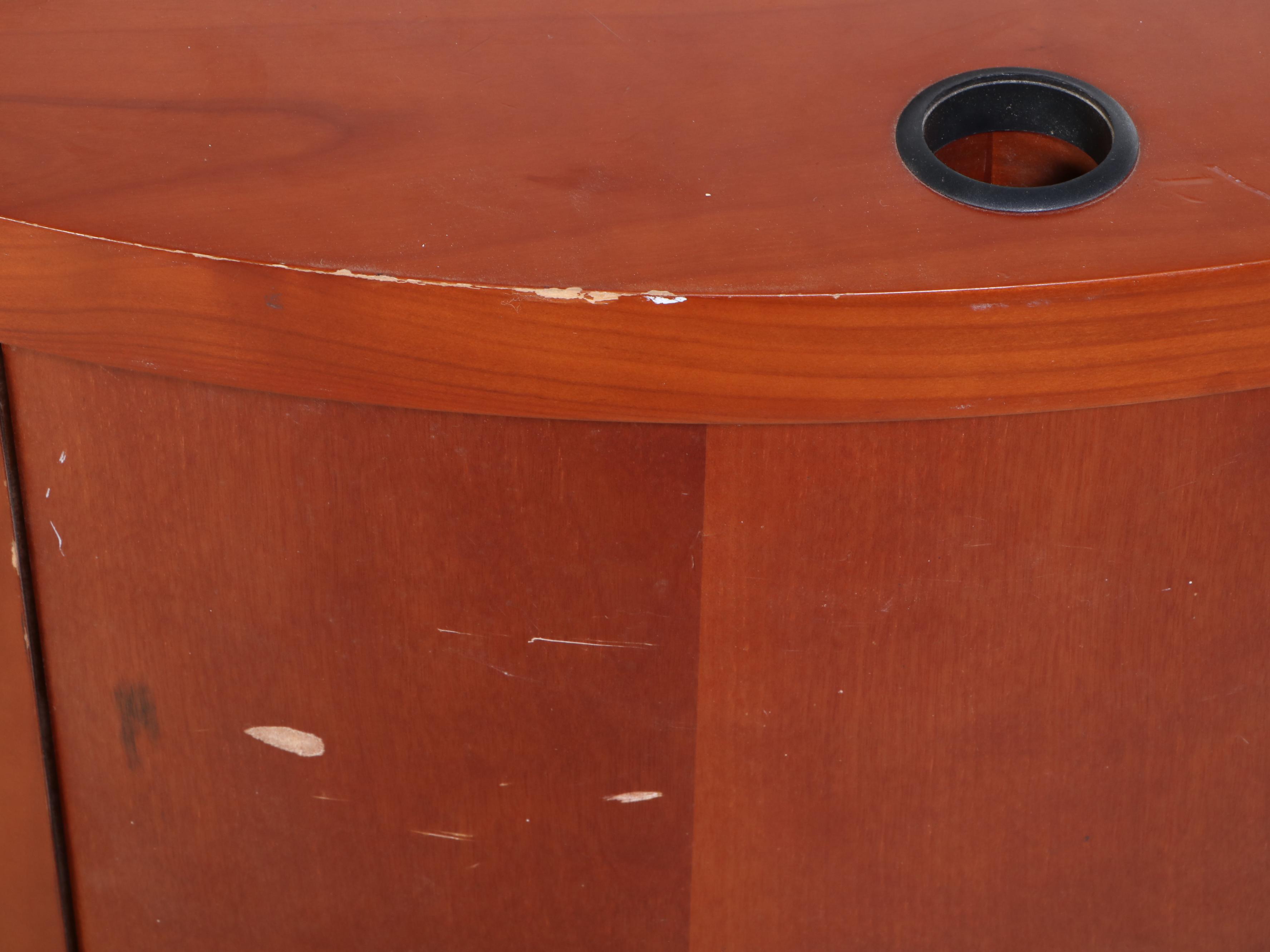 BDI by Lisa Laura Contemporary Cherry Finish Media Cabinet