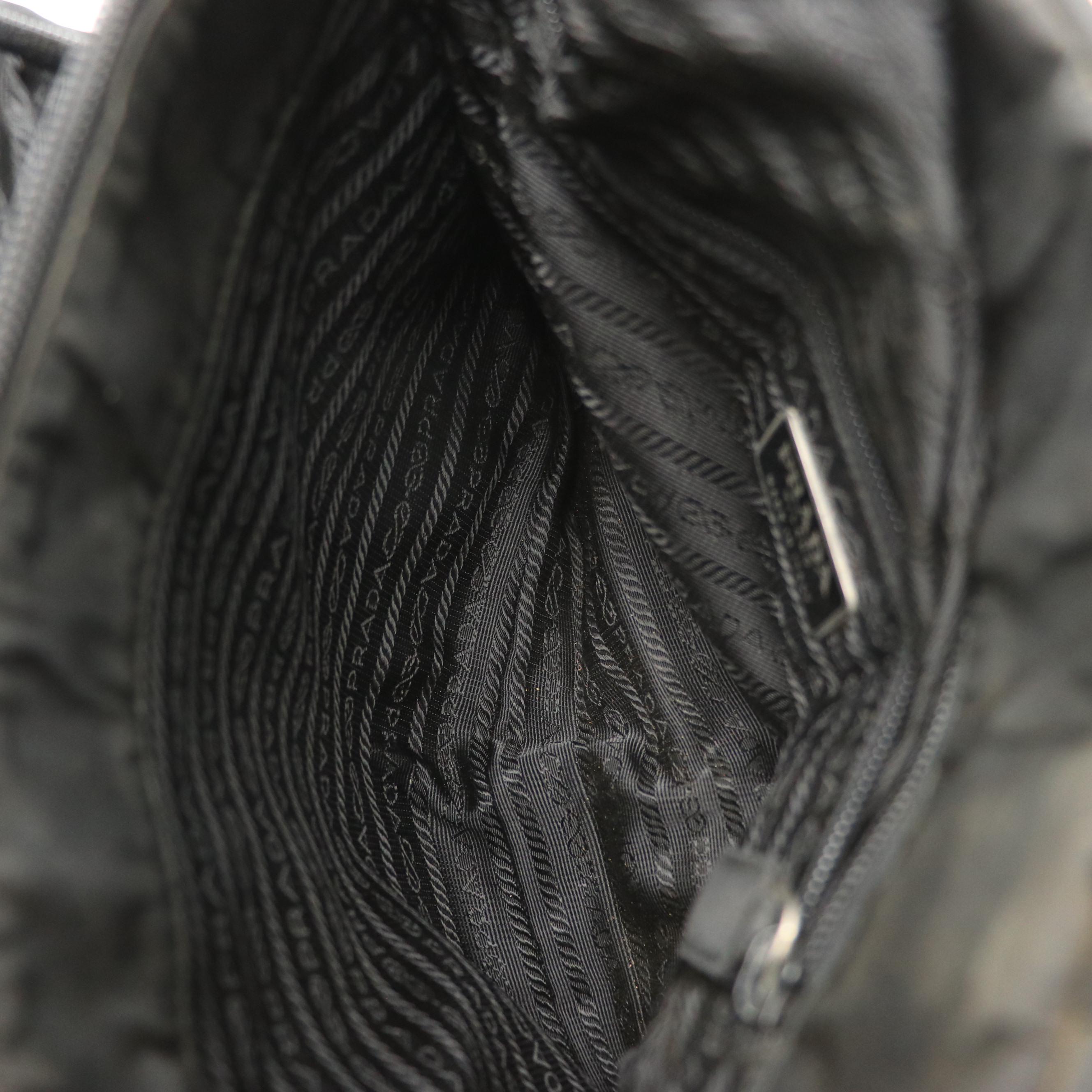 Prada Handbag in Black Tessuto Nylon