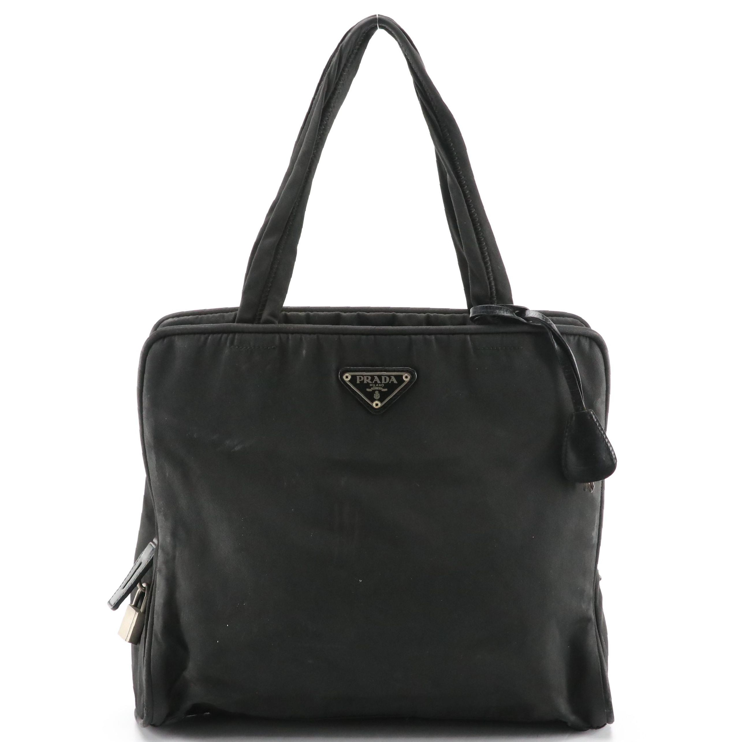 Prada Handbag in Black Tessuto Nylon