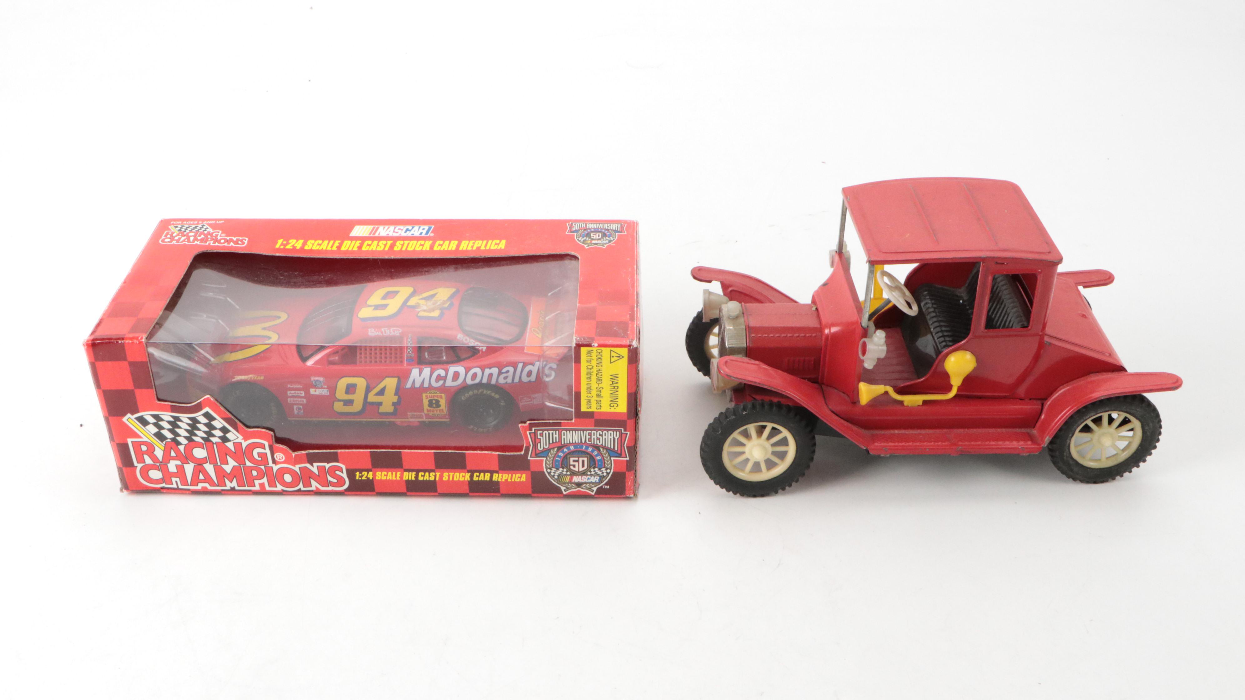 TCR Bonneville Classic Slot Car Set with RC Ferrari and Model Cars