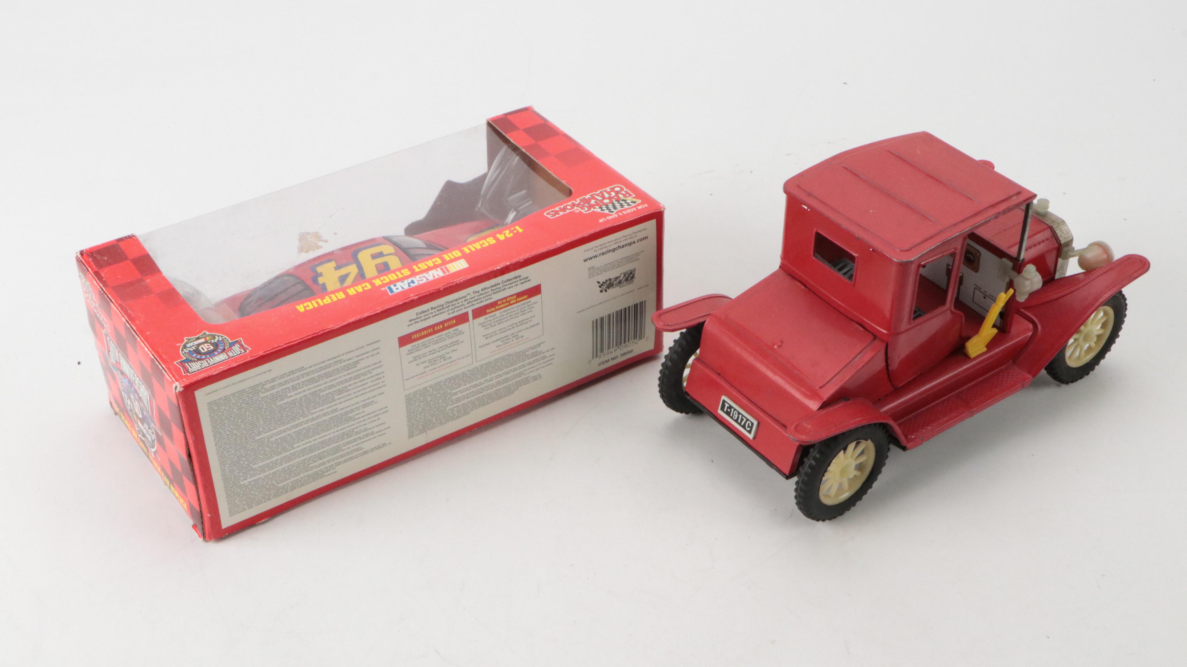 TCR Bonneville Classic Slot Car Set with RC Ferrari and Model Cars