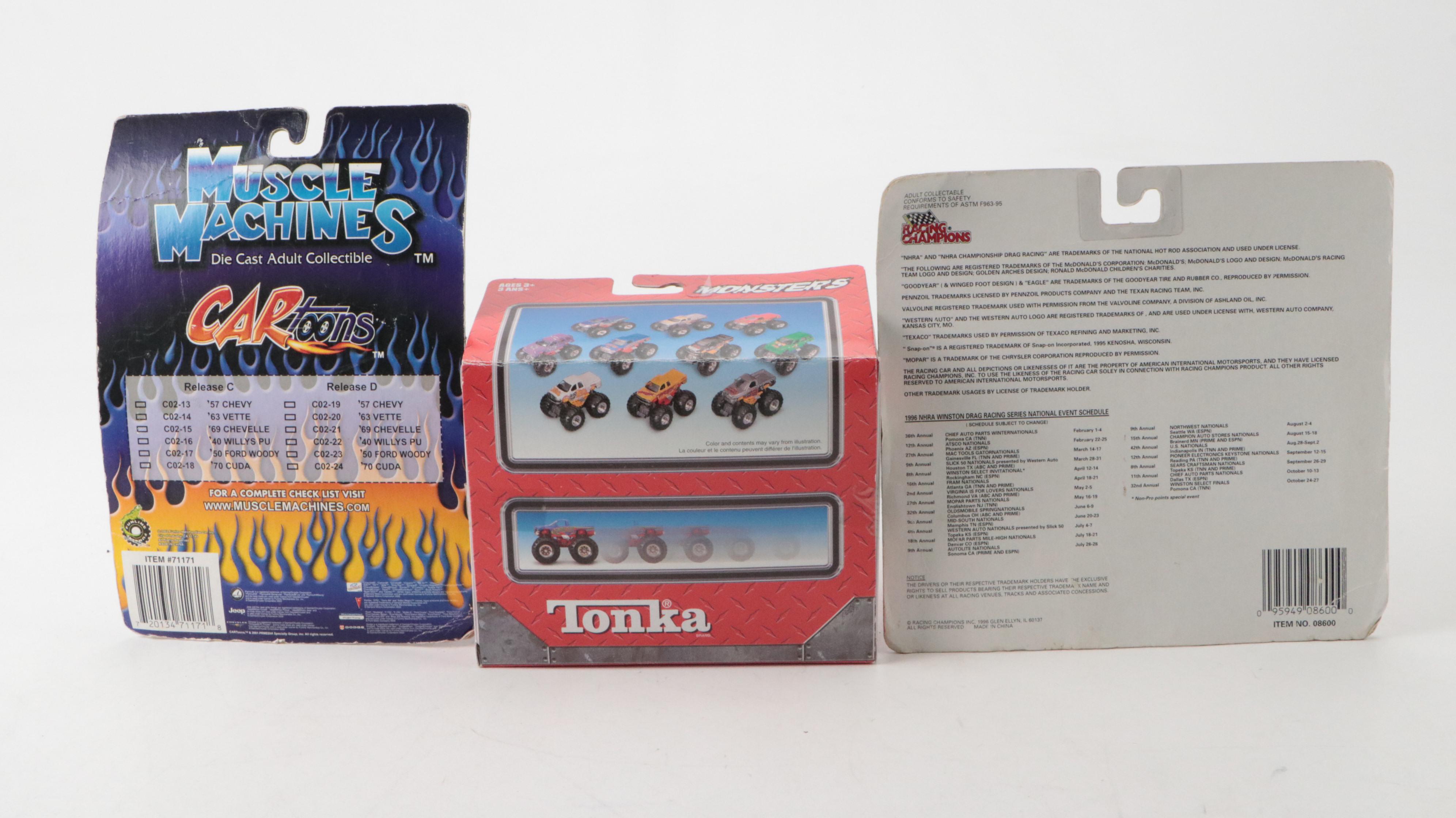 TCR Bonneville Classic Slot Car Set with RC Ferrari and Model Cars