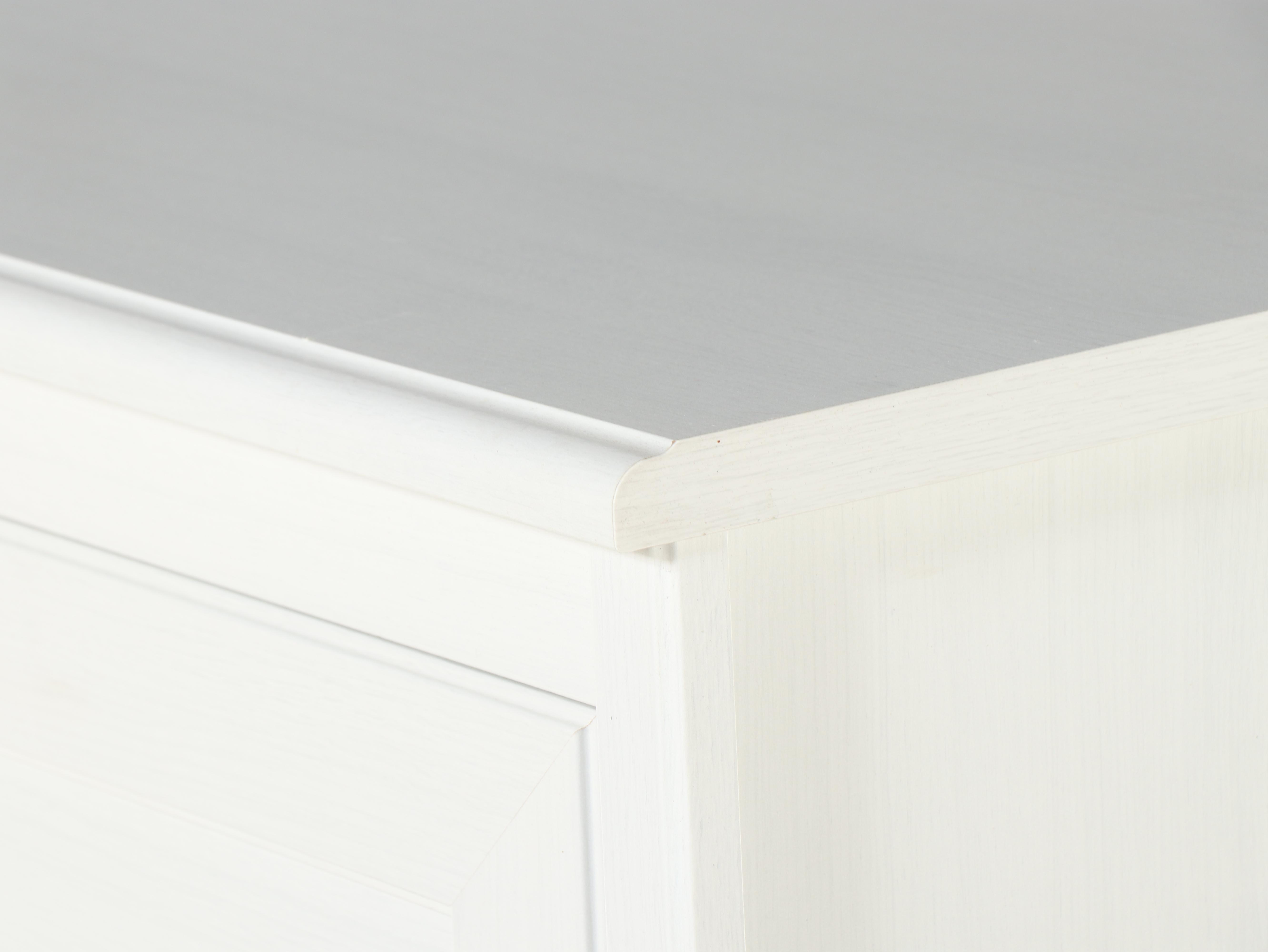 IKEA "Aspelund" White Painted Wood Four-Drawer Chest