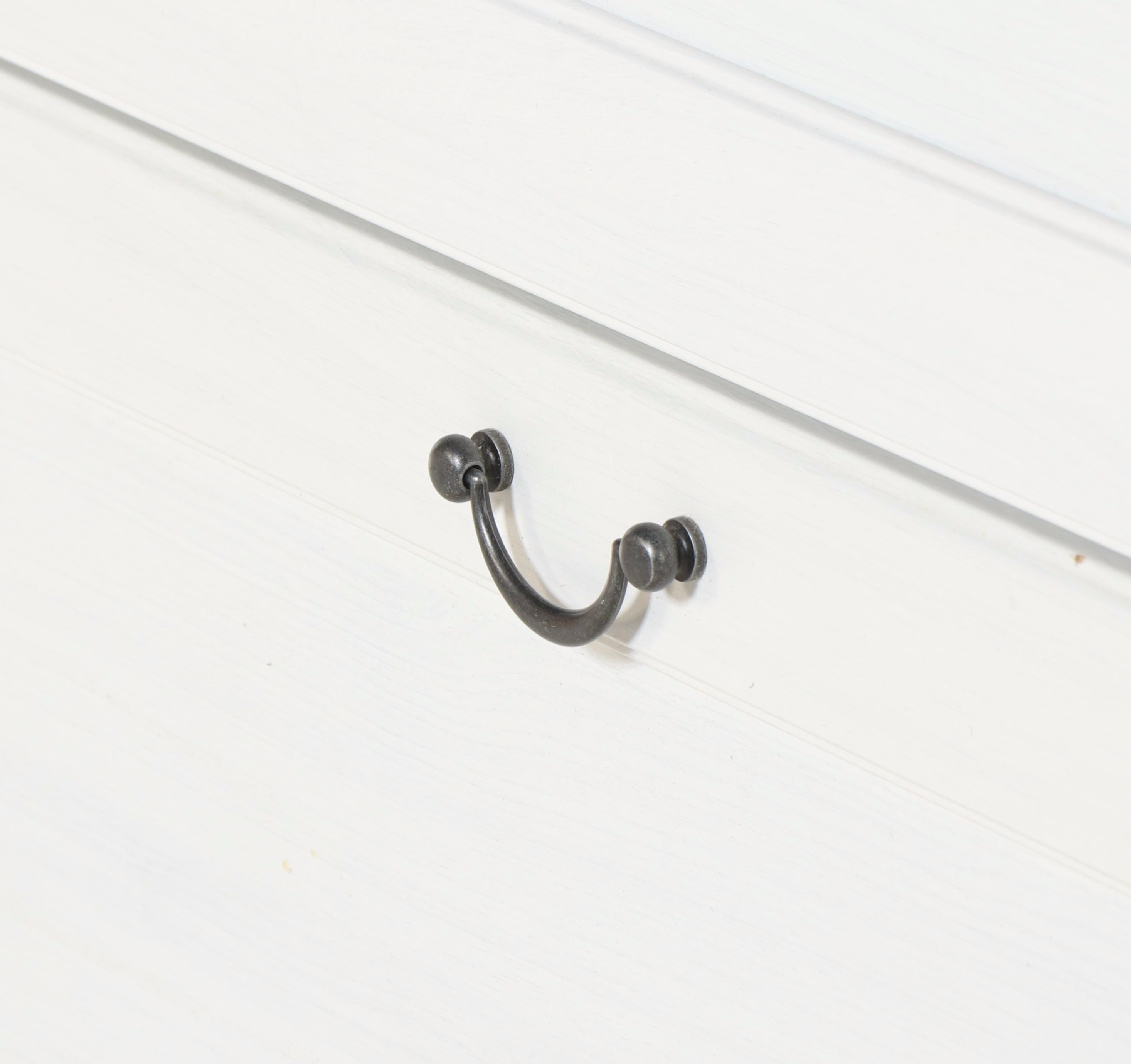 IKEA "Aspelund" White Painted Wood Four-Drawer Chest