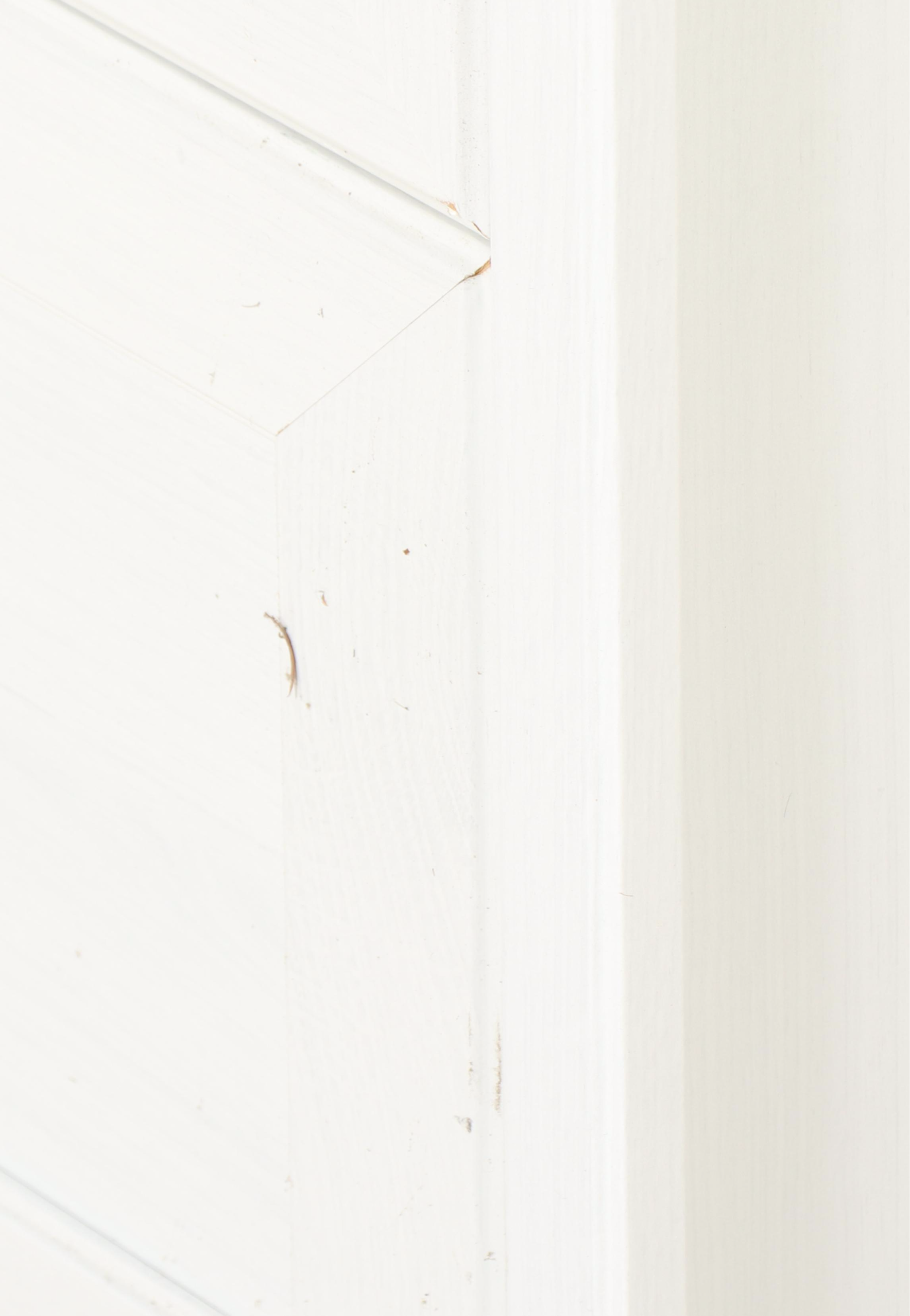 IKEA "Aspelund" White Painted Wood Four-Drawer Chest