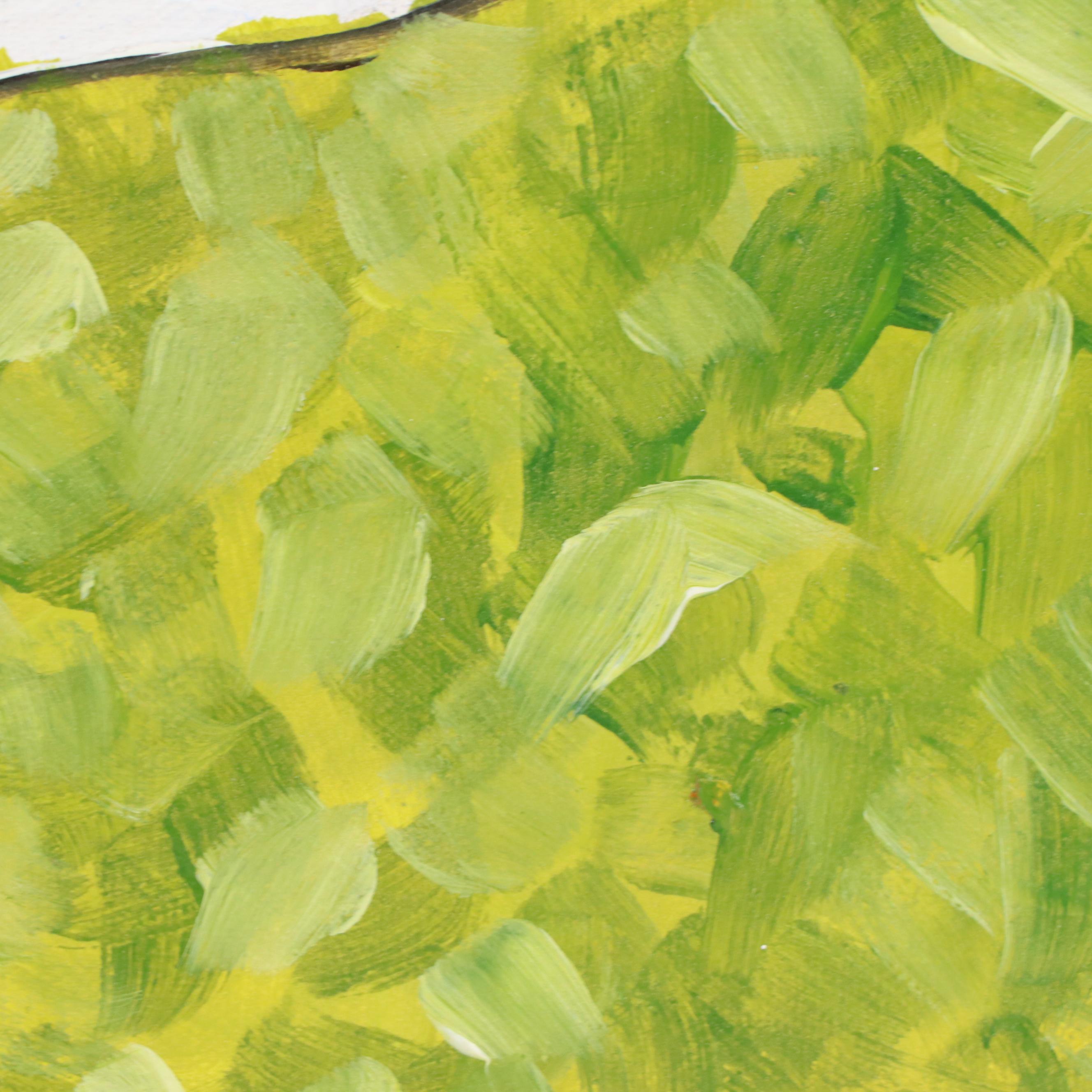 Said Oladejo-lawal Rural Landscape Acrylic Painting, 2018