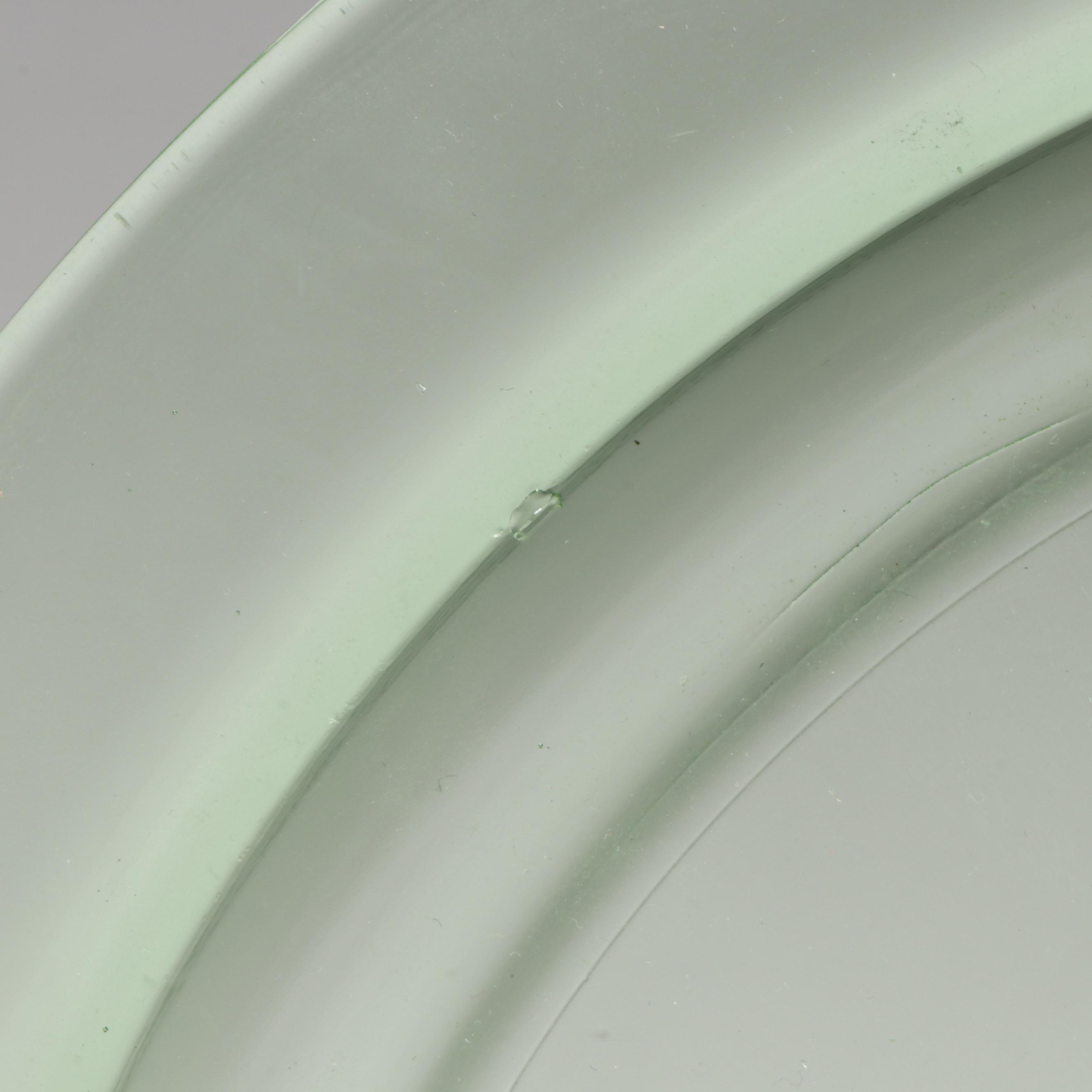 Fostoria Pioneer Light Green, More Uranium Glass Dinner, Salad, & Dessert Plates