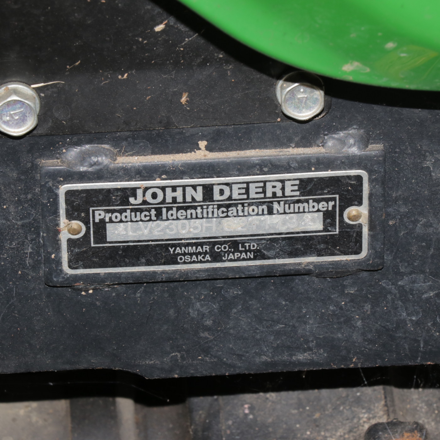 2010 John Deere 2305 Tractor with Attachments