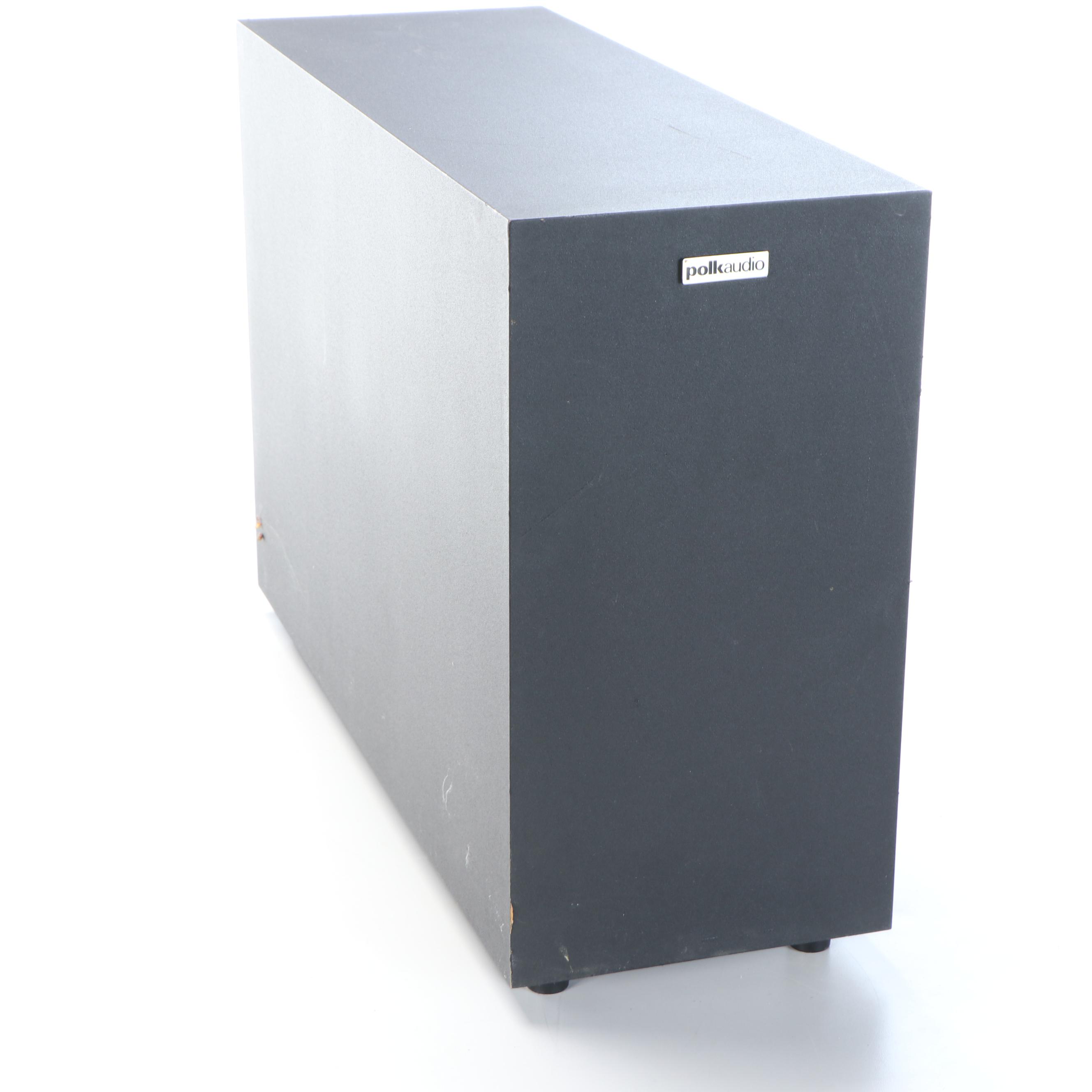 Onkyo TX-SR674 AV Receiver with Polk Audio RM6880 Powered Subwoofer