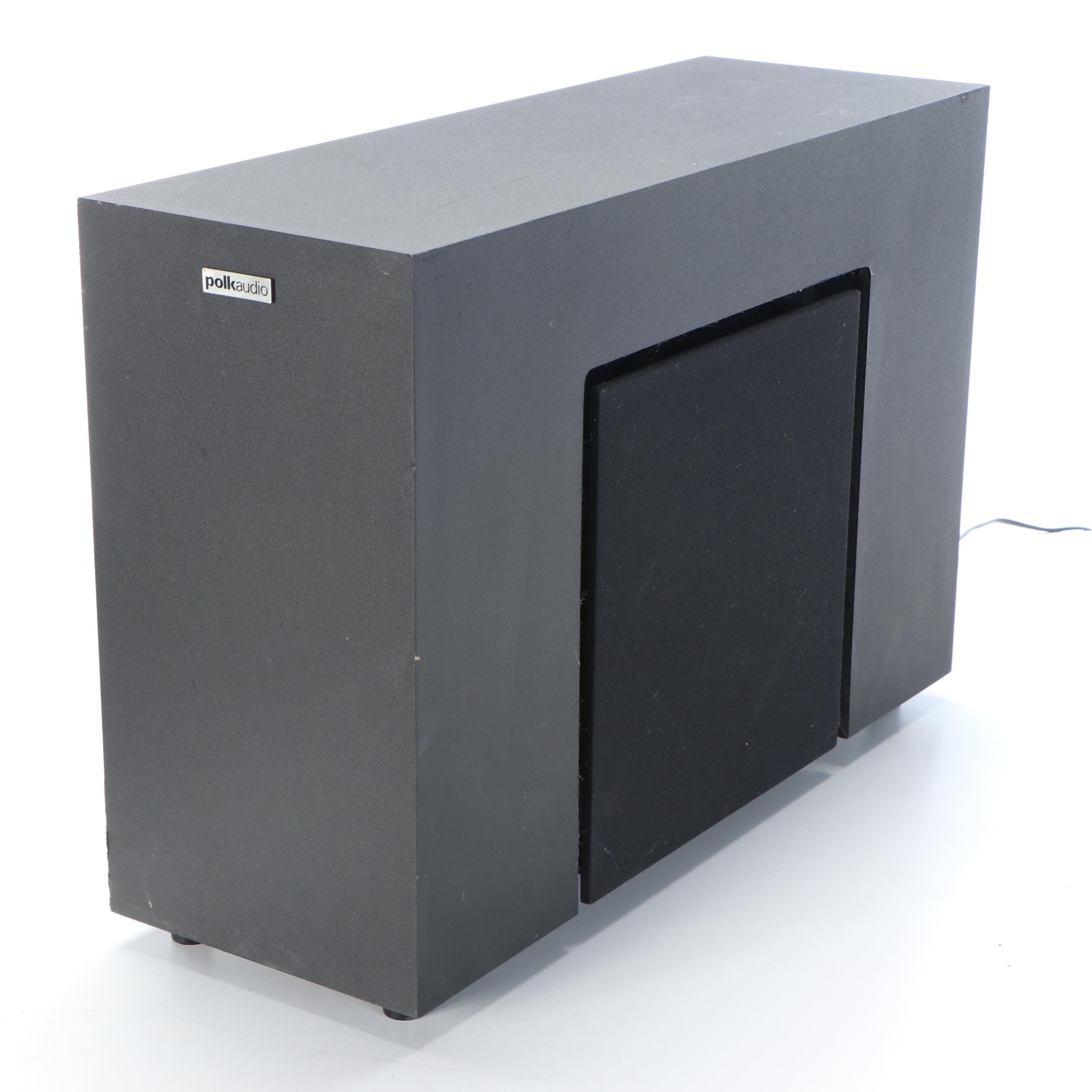 Onkyo TX-SR674 AV Receiver with Polk Audio RM6880 Powered Subwoofer