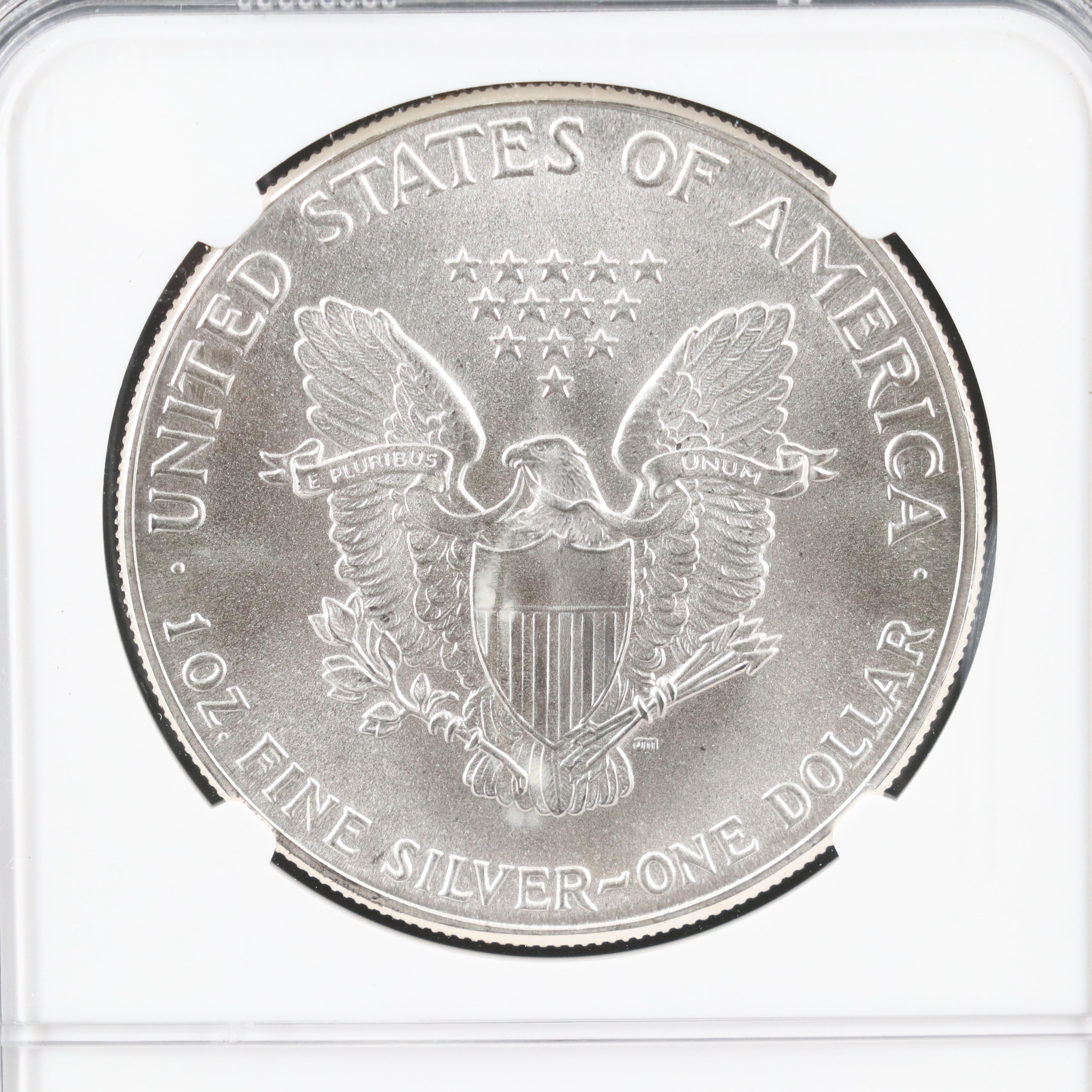 Complete Set of 36 NGC Graded MS69 $1 U.S. Silver Eagles (1986-2021)