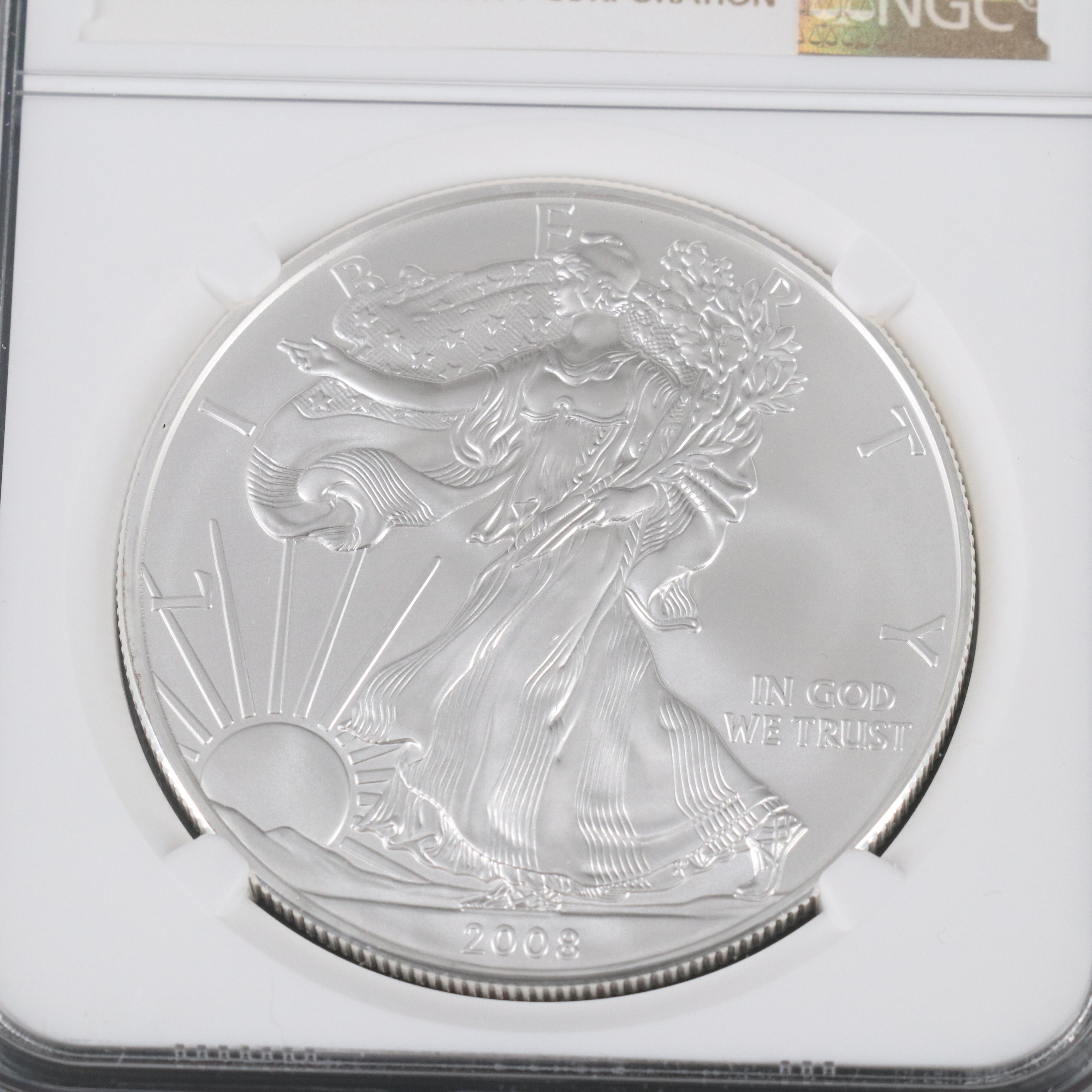 Complete Set of 36 NGC Graded MS69 $1 U.S. Silver Eagles (1986-2021)