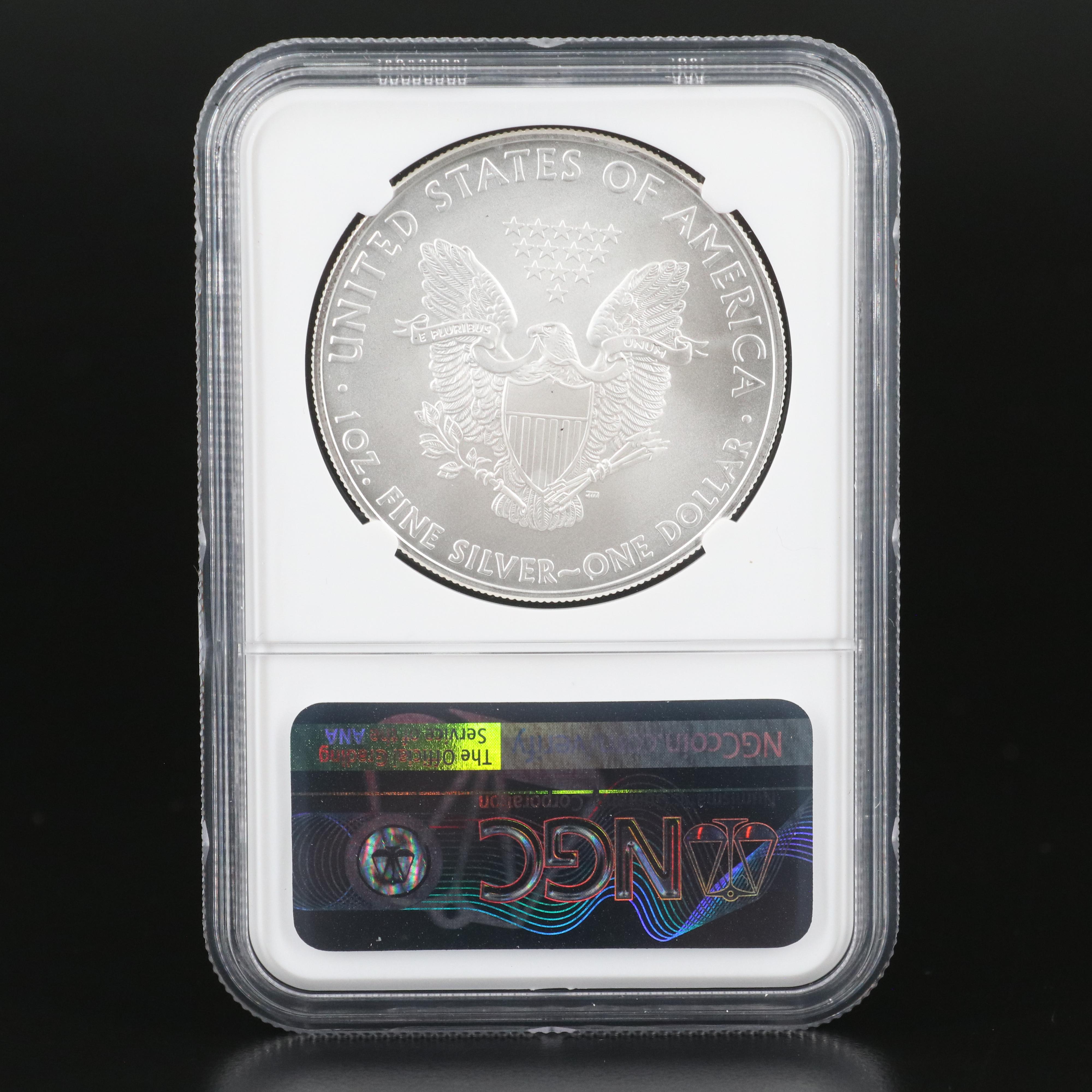 Complete Set of 36 NGC Graded MS69 $1 U.S. Silver Eagles (1986-2021)