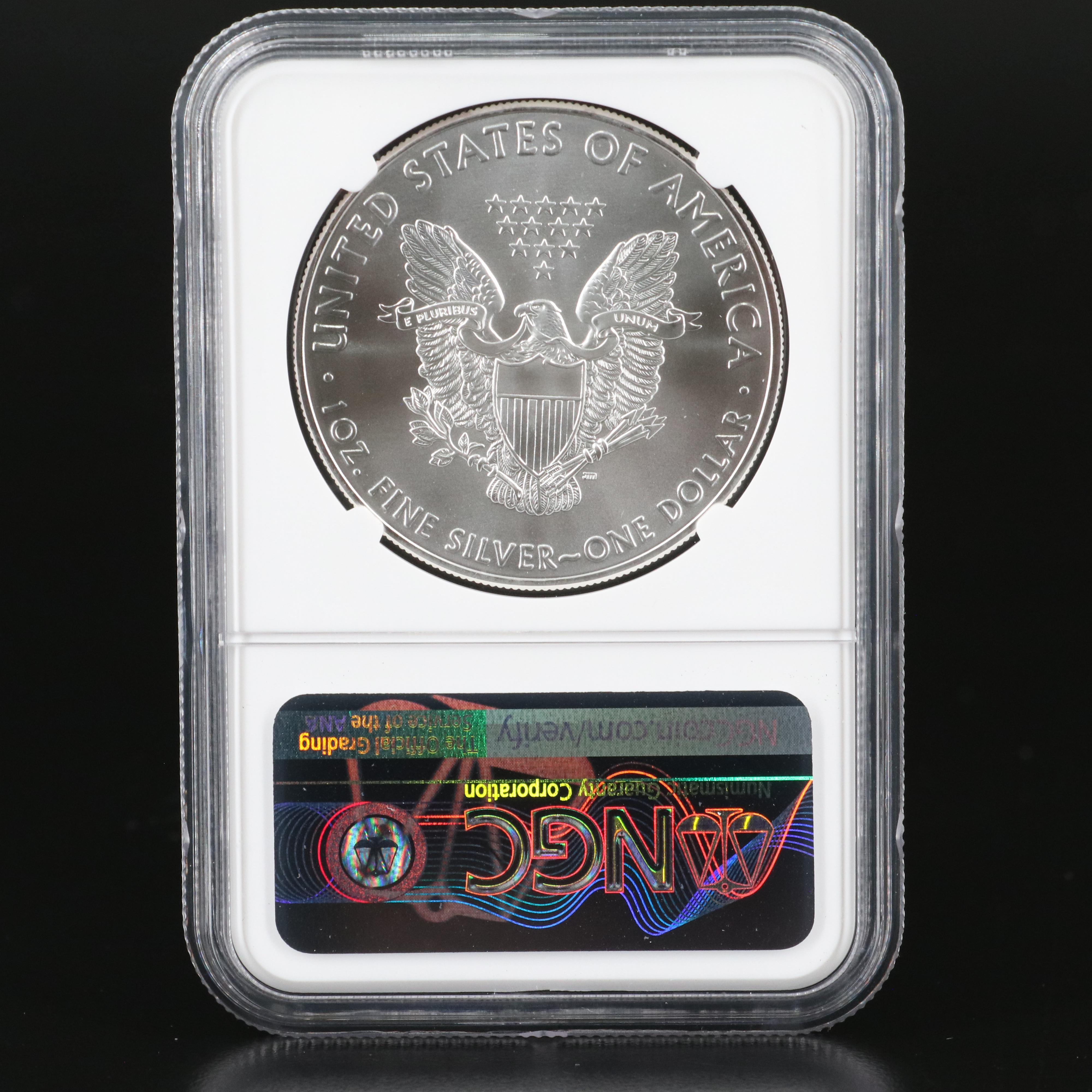 Complete Set of 36 NGC Graded MS69 $1 U.S. Silver Eagles (1986-2021)