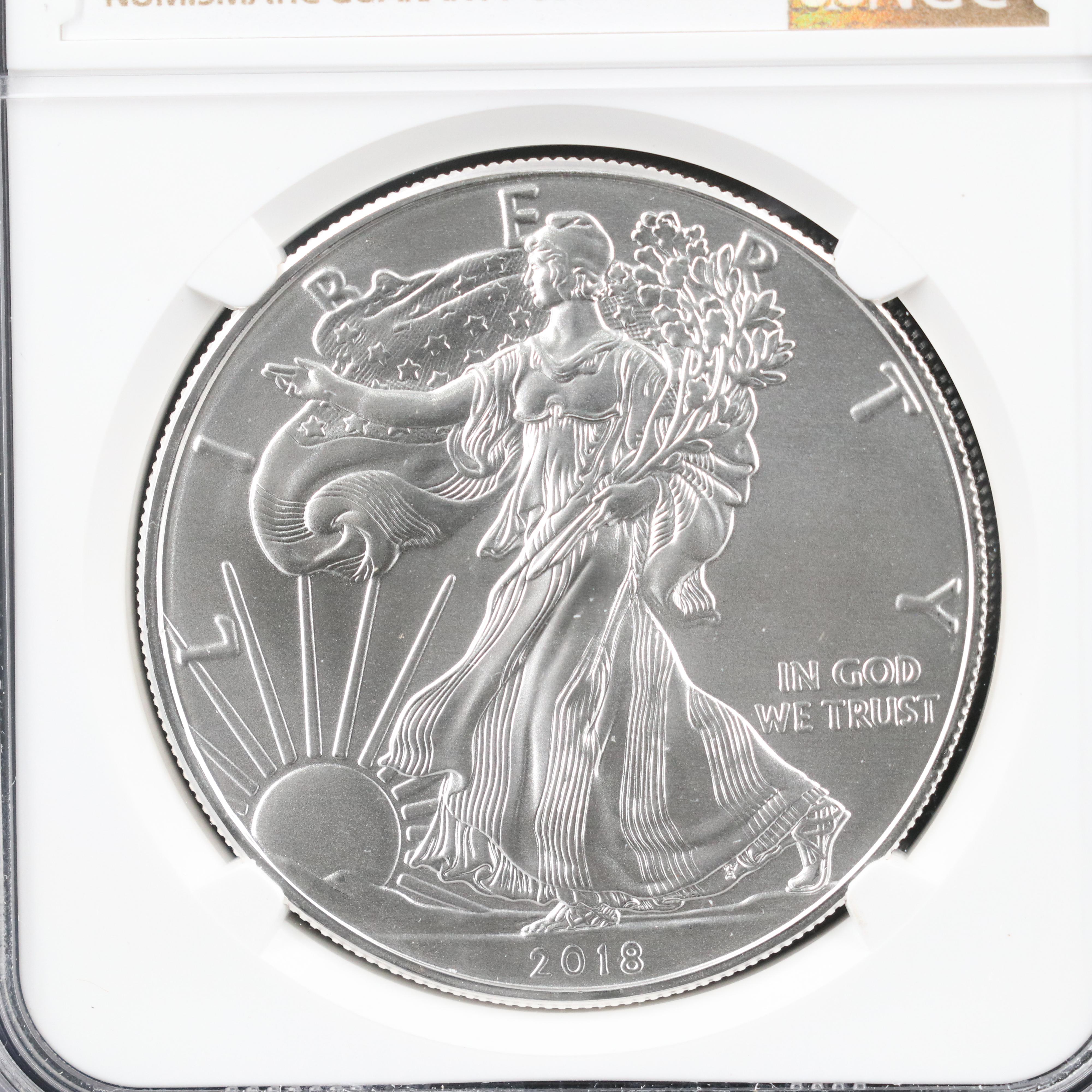 Complete Set of 36 NGC Graded MS69 $1 U.S. Silver Eagles (1986-2021)