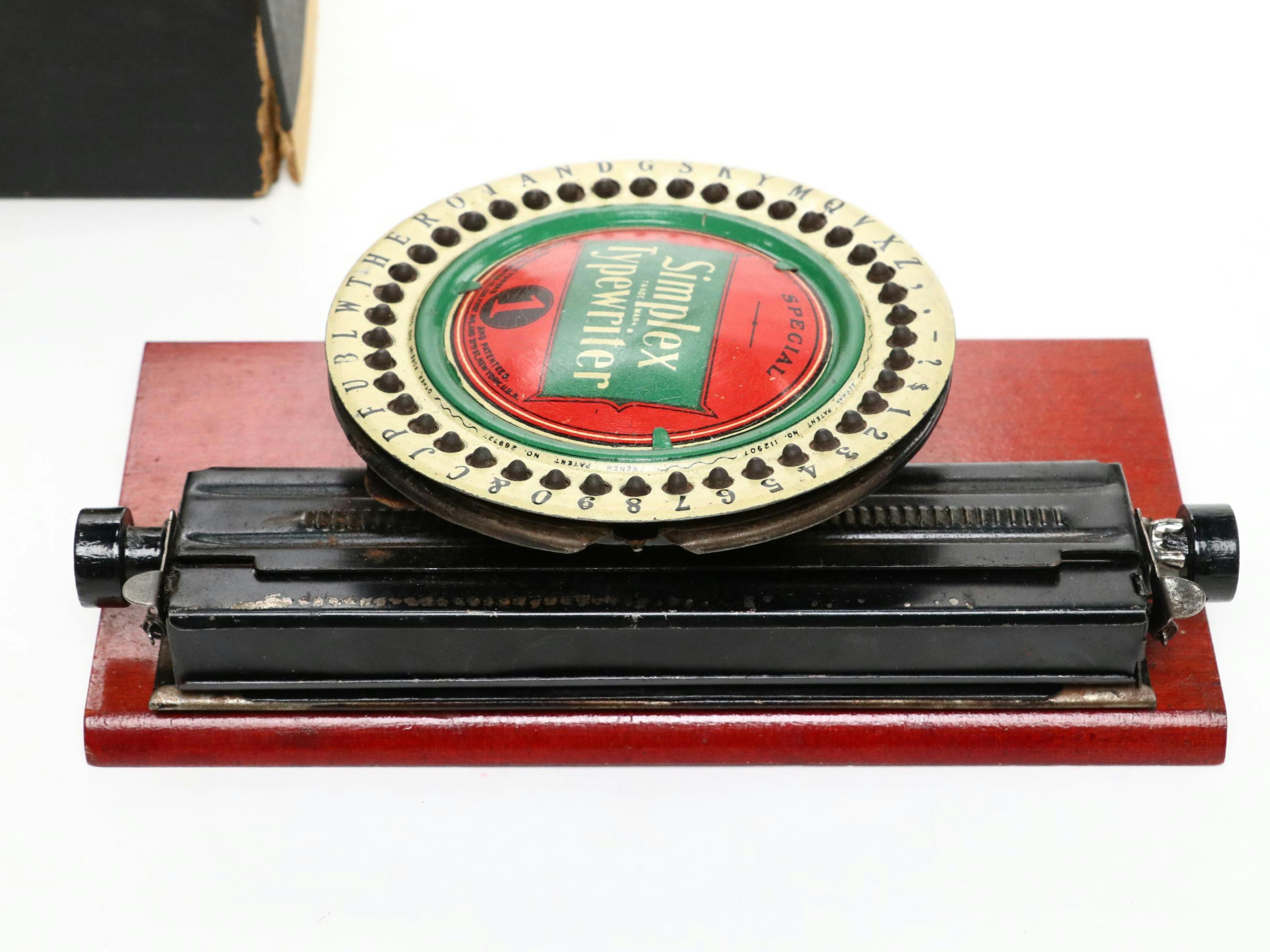 The Simplex Typewriter, Late 19th to Early 20th Century