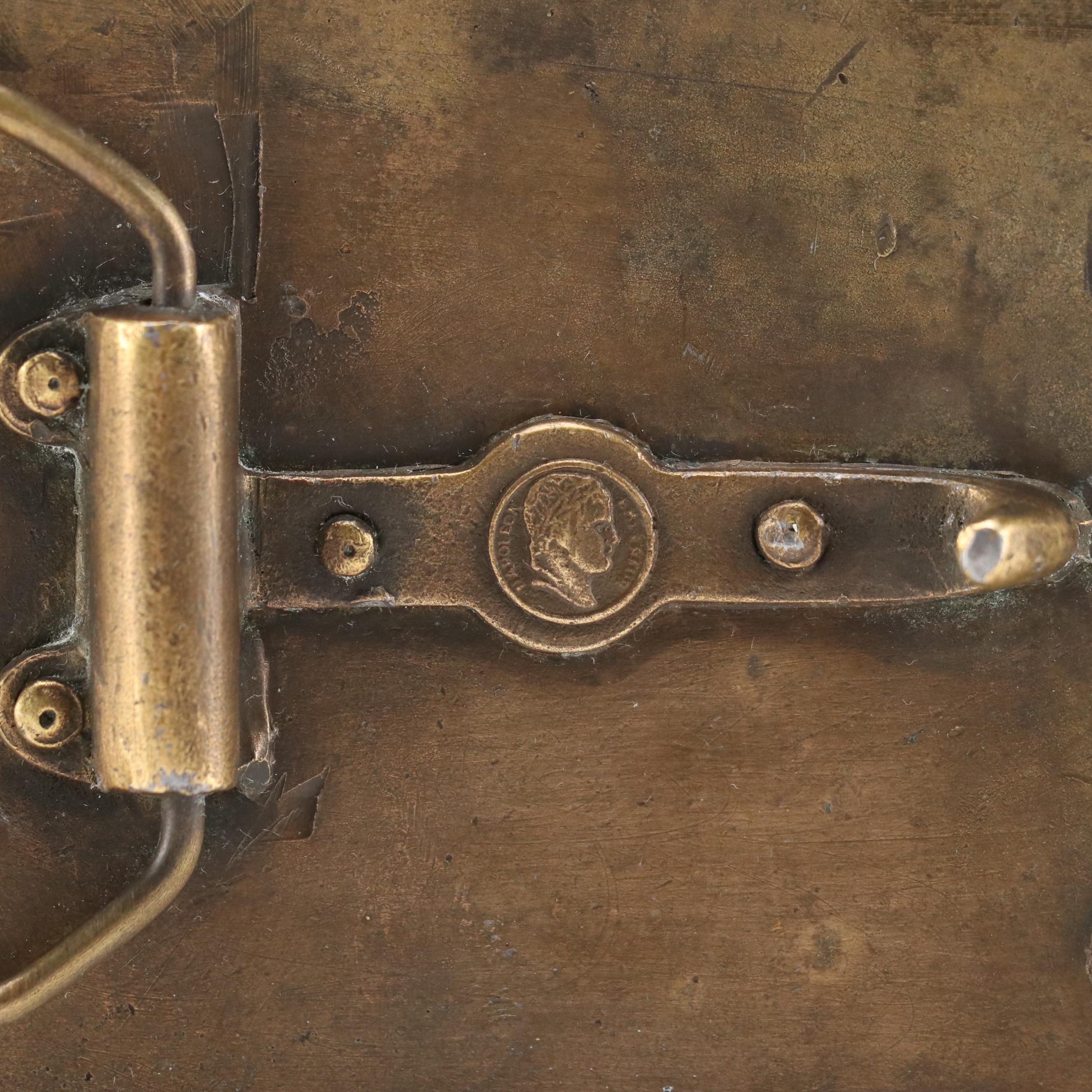 Bergamot Brass Works Napoleon Crown Liberty Eagle Belt Buckle