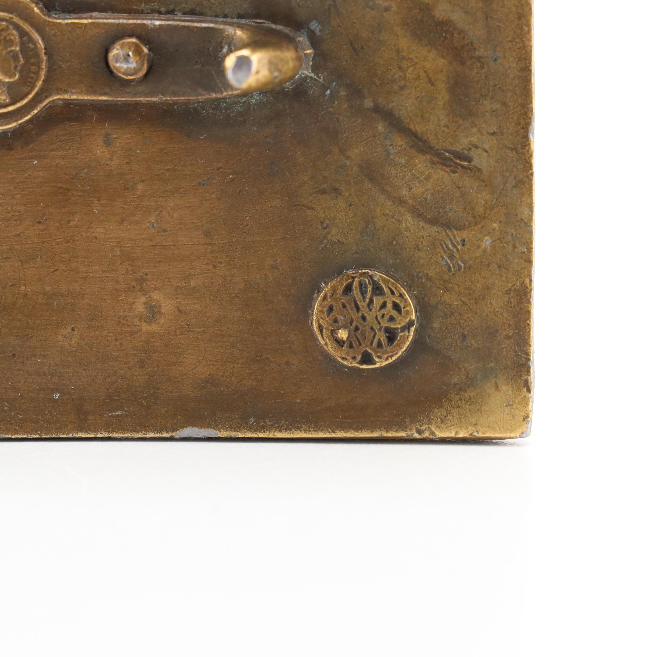 Bergamot Brass Works Napoleon Crown Liberty Eagle Belt Buckle