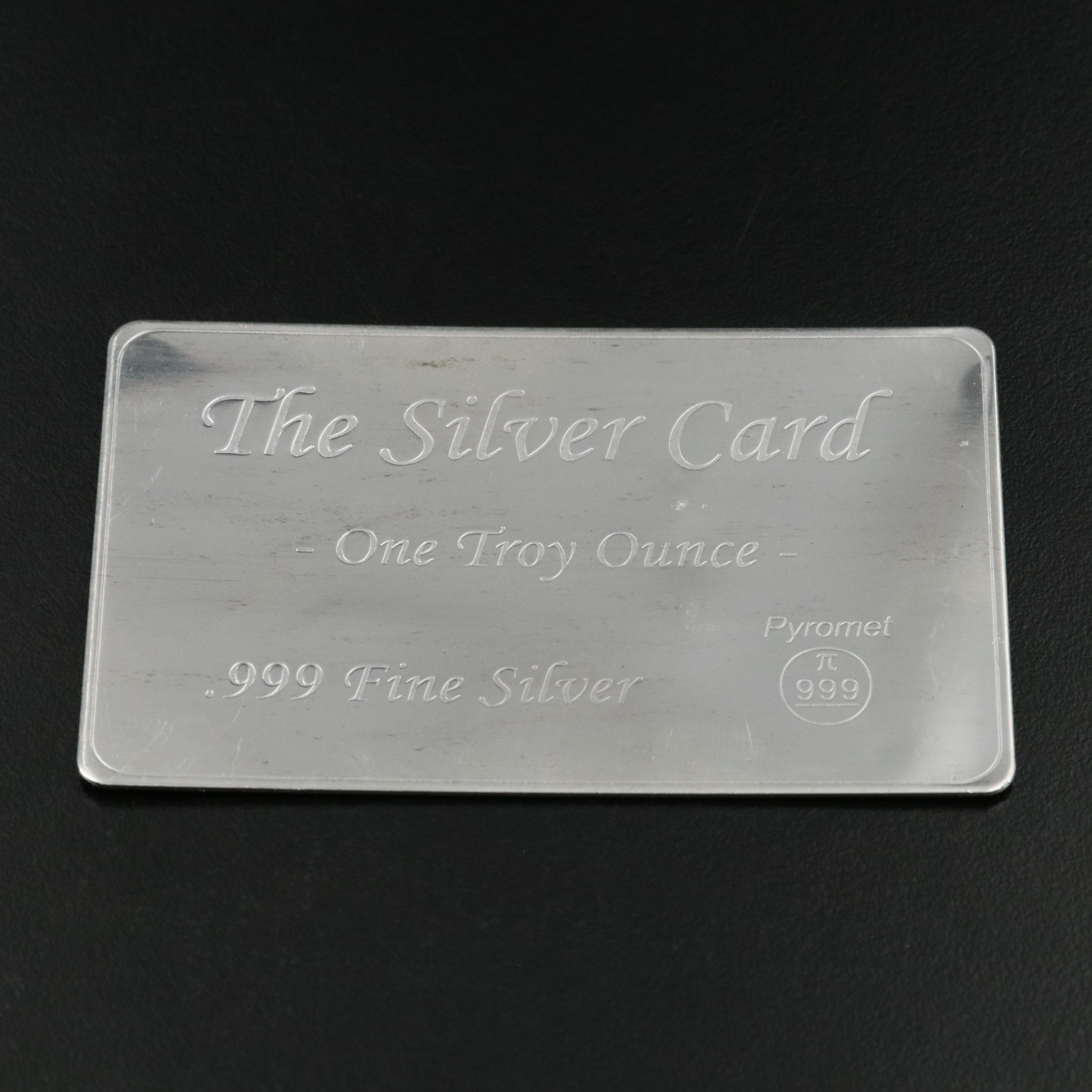 Ten One-Troy Ounce Fine Silver "Silver Cards"