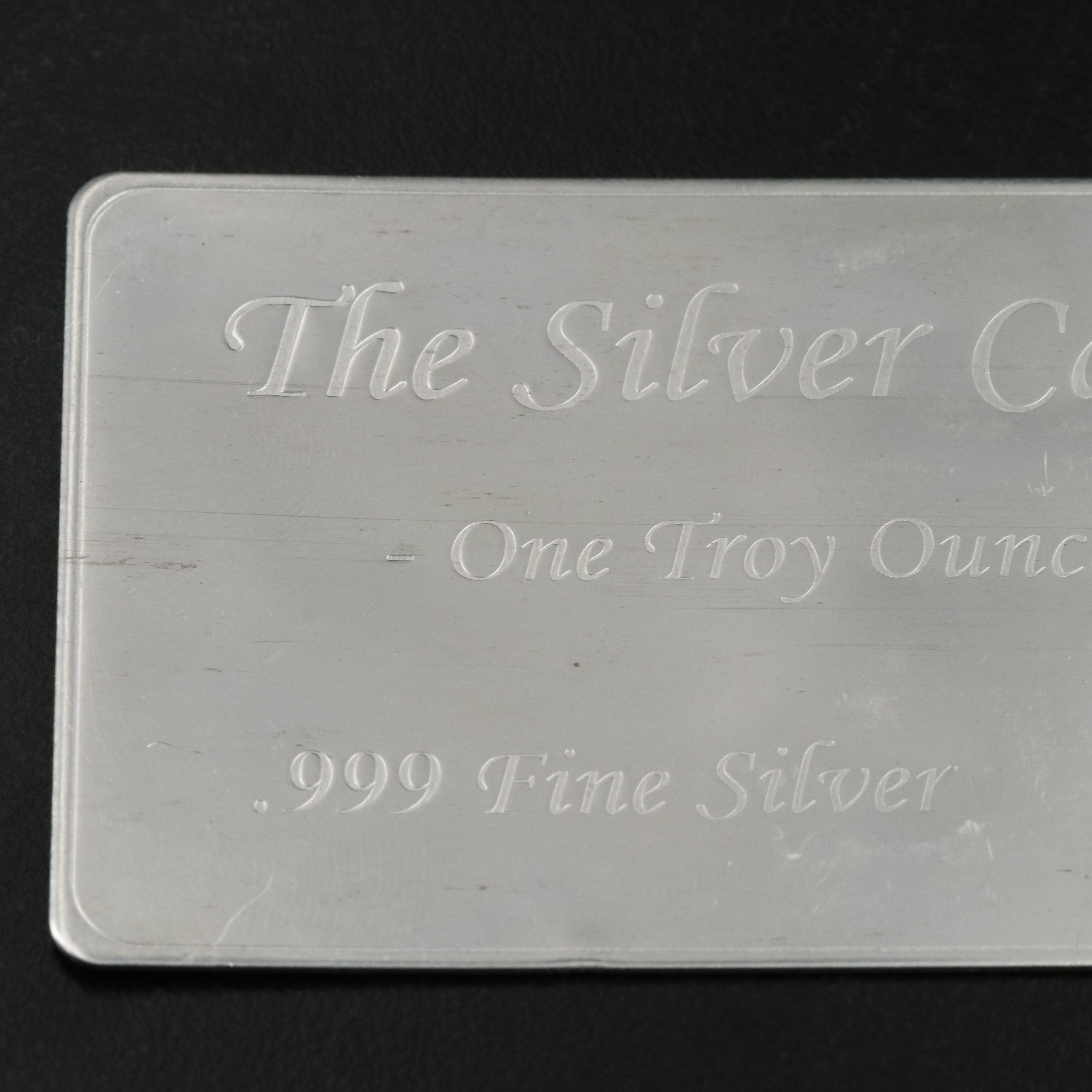 Ten One-Troy Ounce Fine Silver "Silver Cards"
