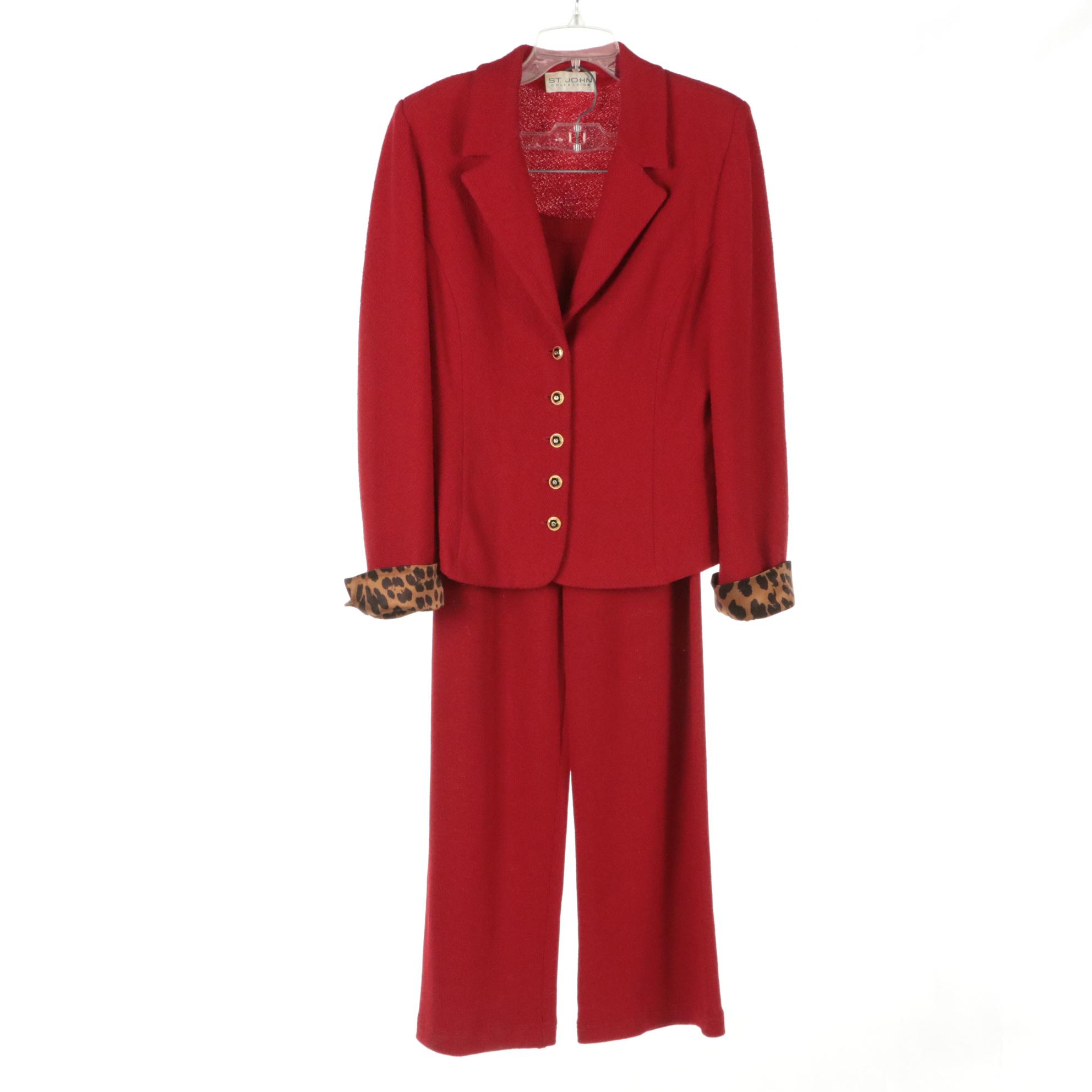 St. John Pants Set, Other Knit Tops & Handbags Featuring Misook, Liz Claiborne