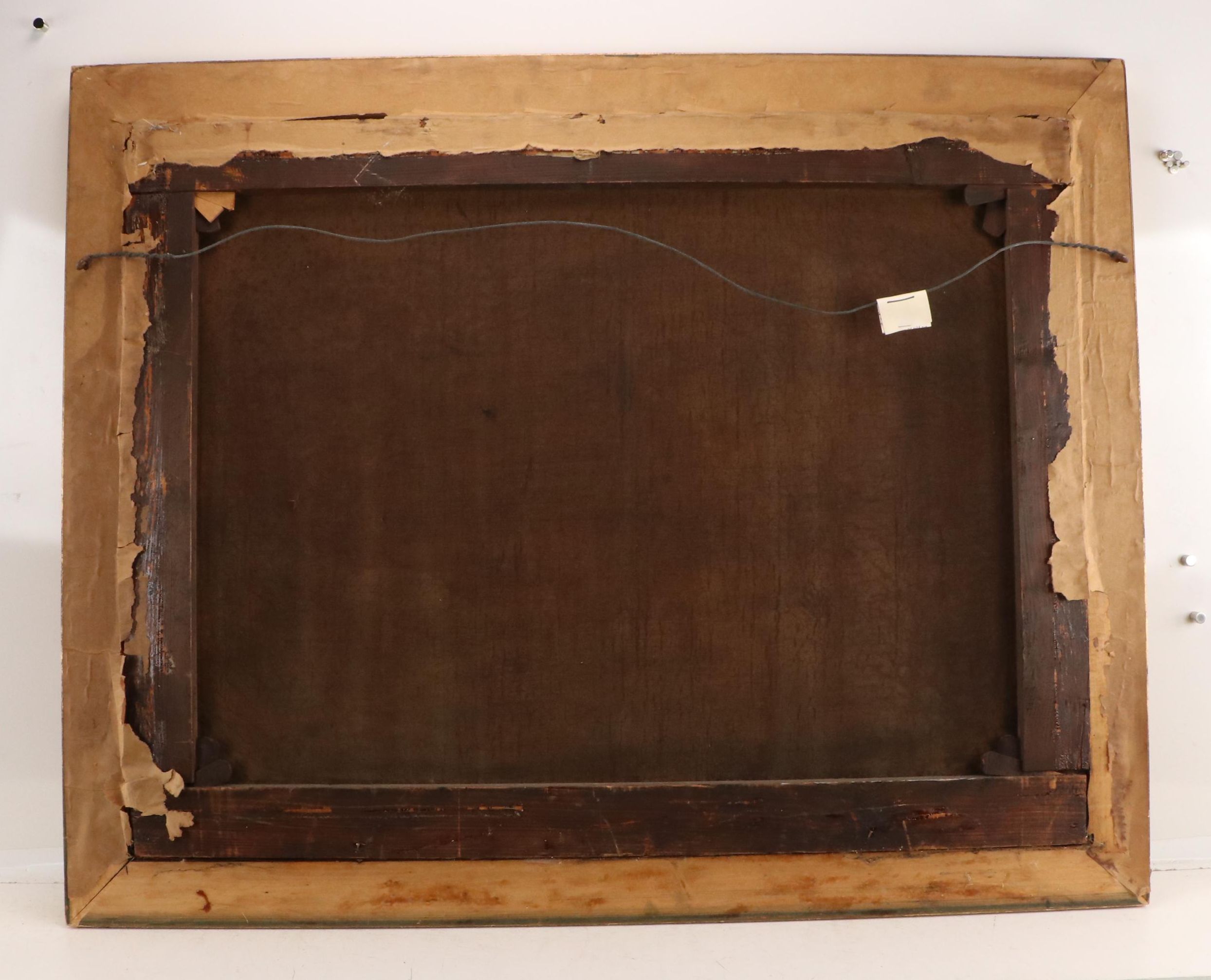 Oil Painting After Theobald von Oër "The first reading of Schiller's 'Robbers'"