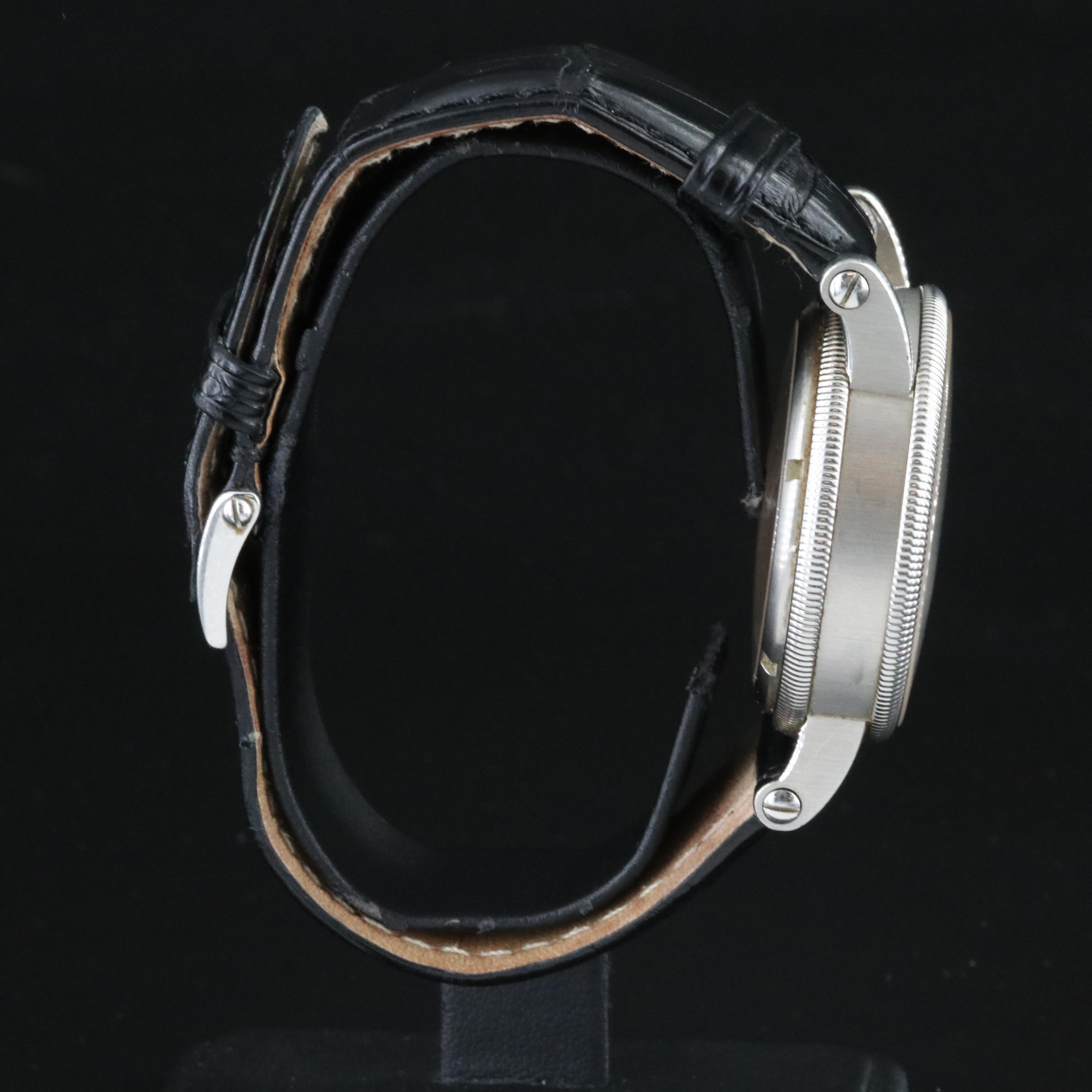 Chronoswiss Lunar Chronograph CH75231 Guilloché Dial 38mm Steel Automatic Watch