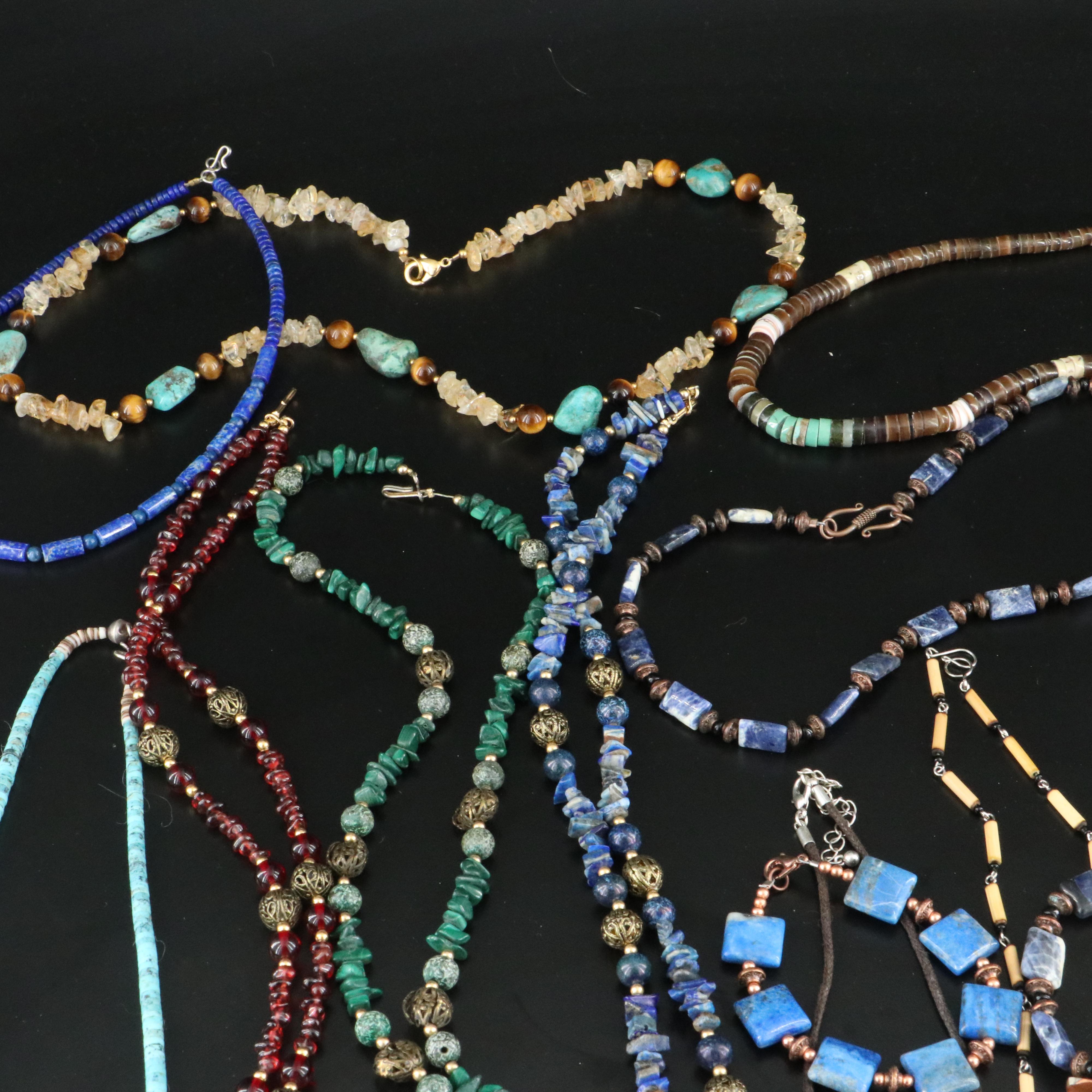 Turquoise, Lapis Lazuli and Citrine Featured in Gemstone Jewelry