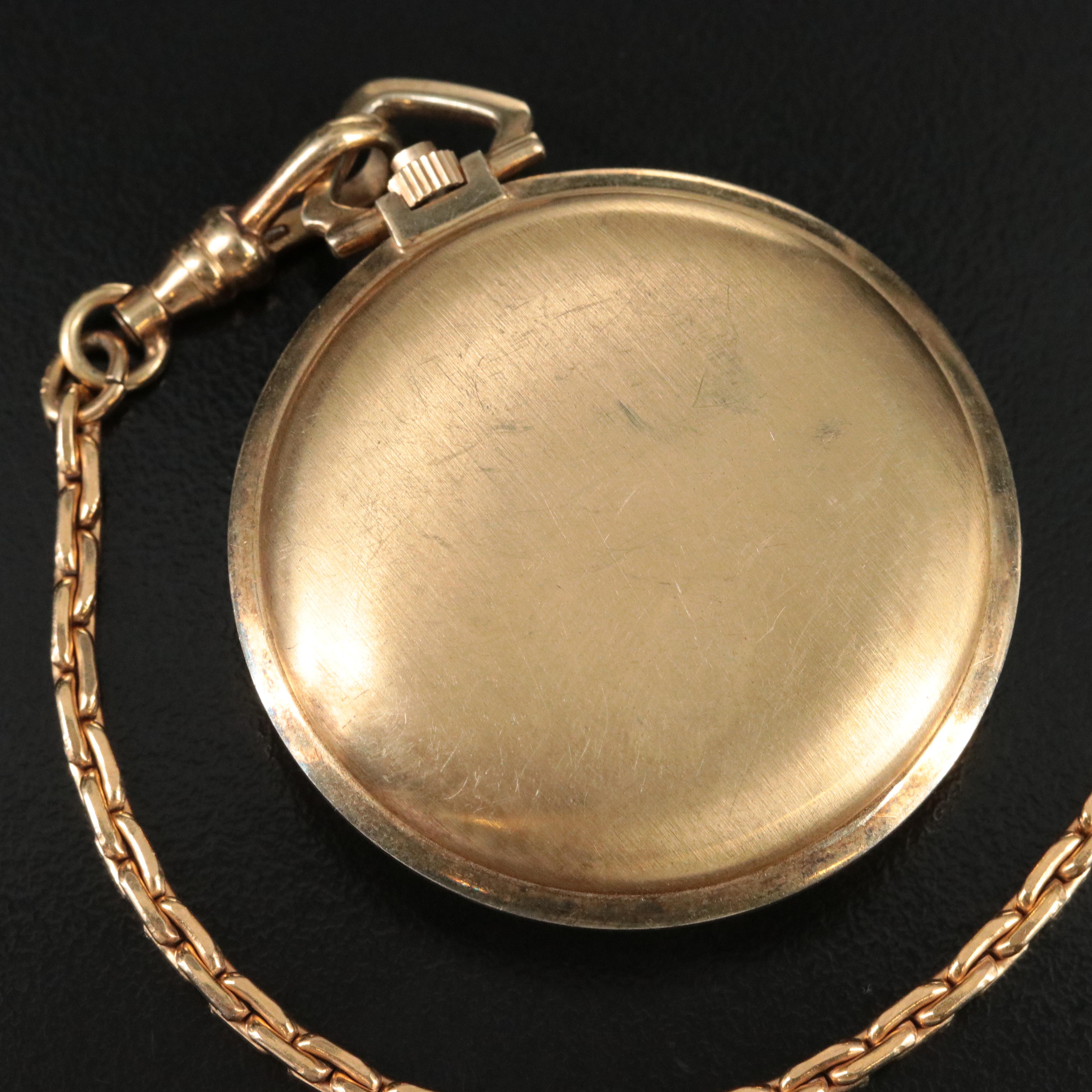 Pulsar Day-Date Quartz Pocket Watch