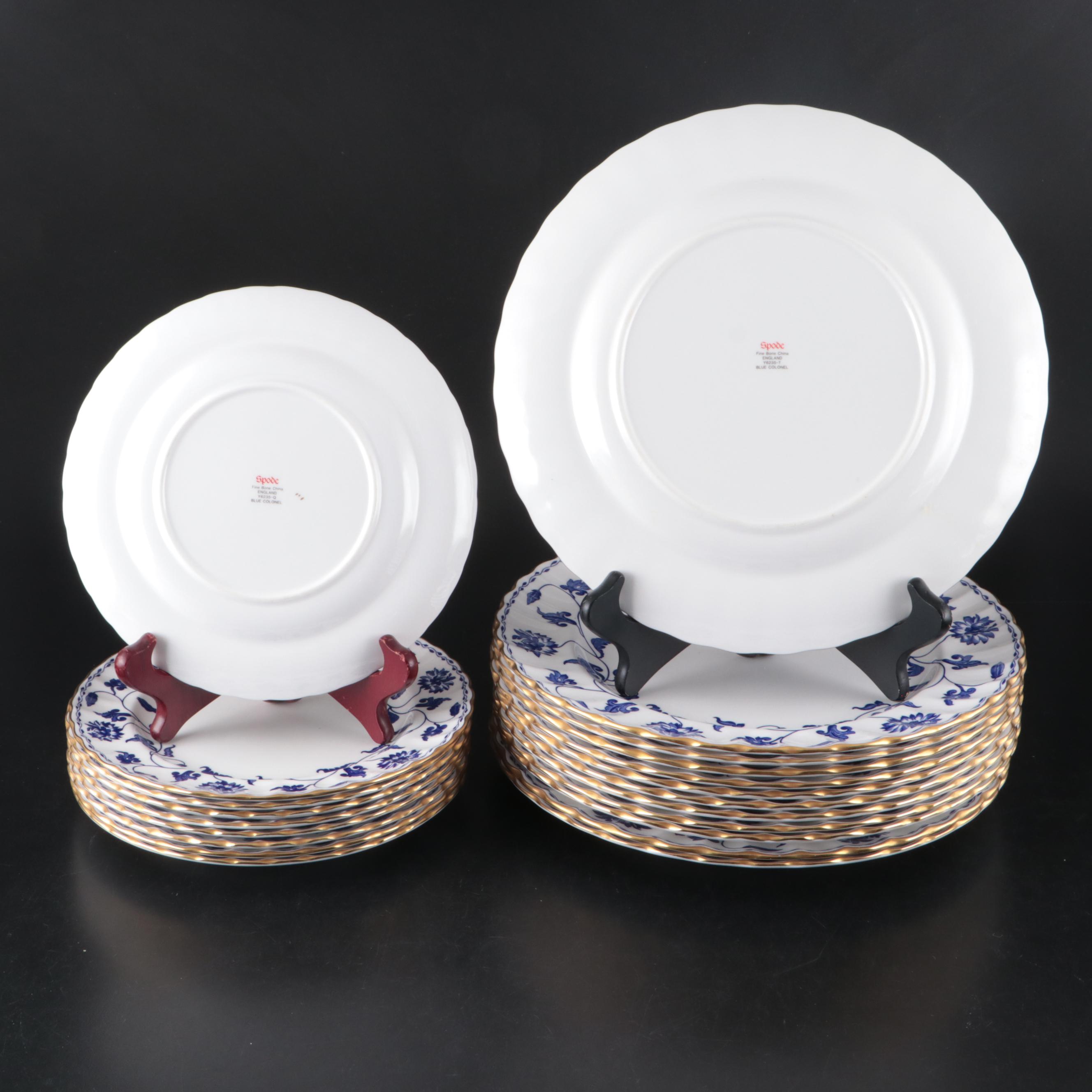 Spode "Colonel Blue" Bone China Dinnerware, 1969–2009