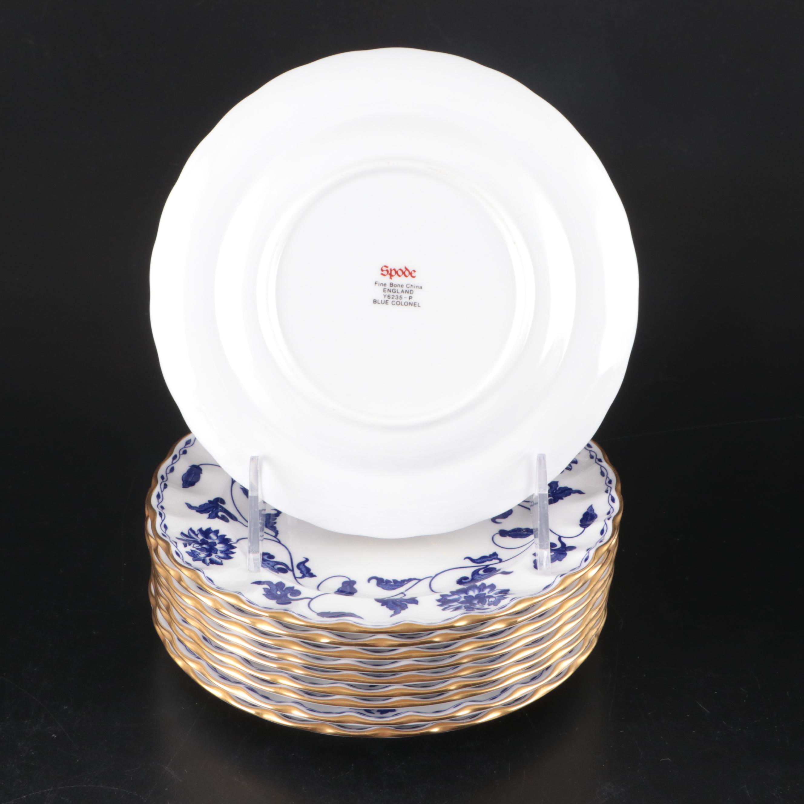 Spode "Colonel Blue" Bone China Dinnerware, 1969–2009