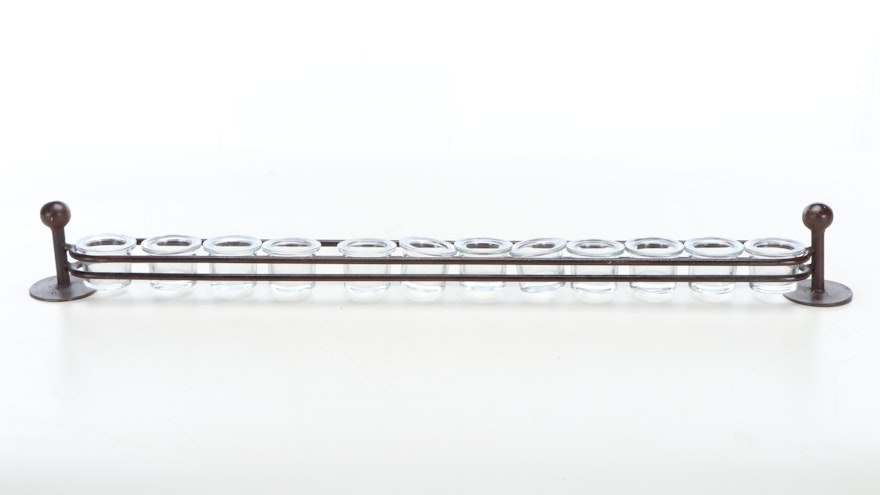 Cast Iron Tea Light Candle Holder Rack | EBTH