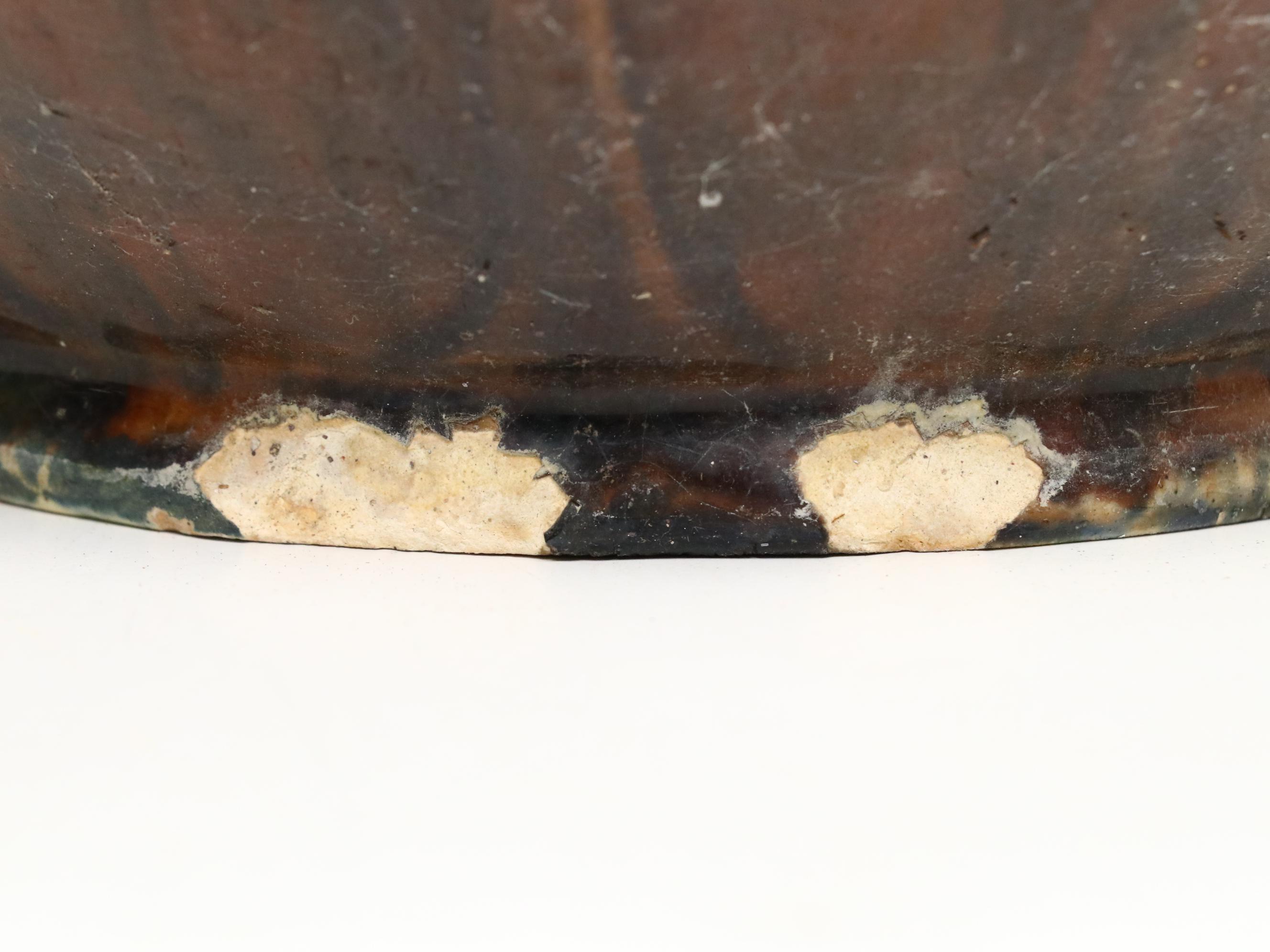 American Art Pottery Brown and Green Majolica Planters, Early to Mid-20th C.