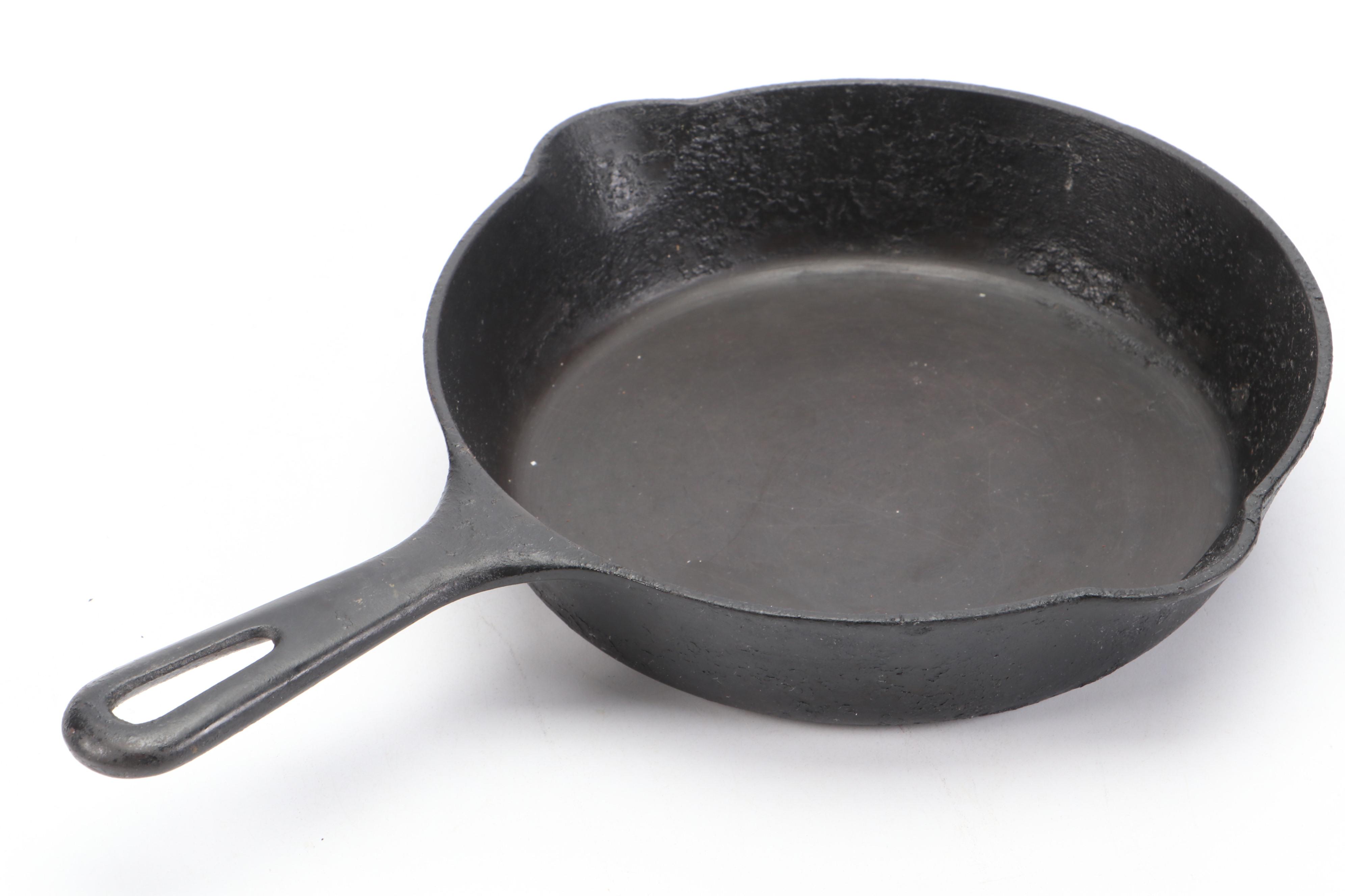 Lodge 4.2 Qt. Enameled Cast Iron Dutch Oven with Griswold Cast Iron Skillet