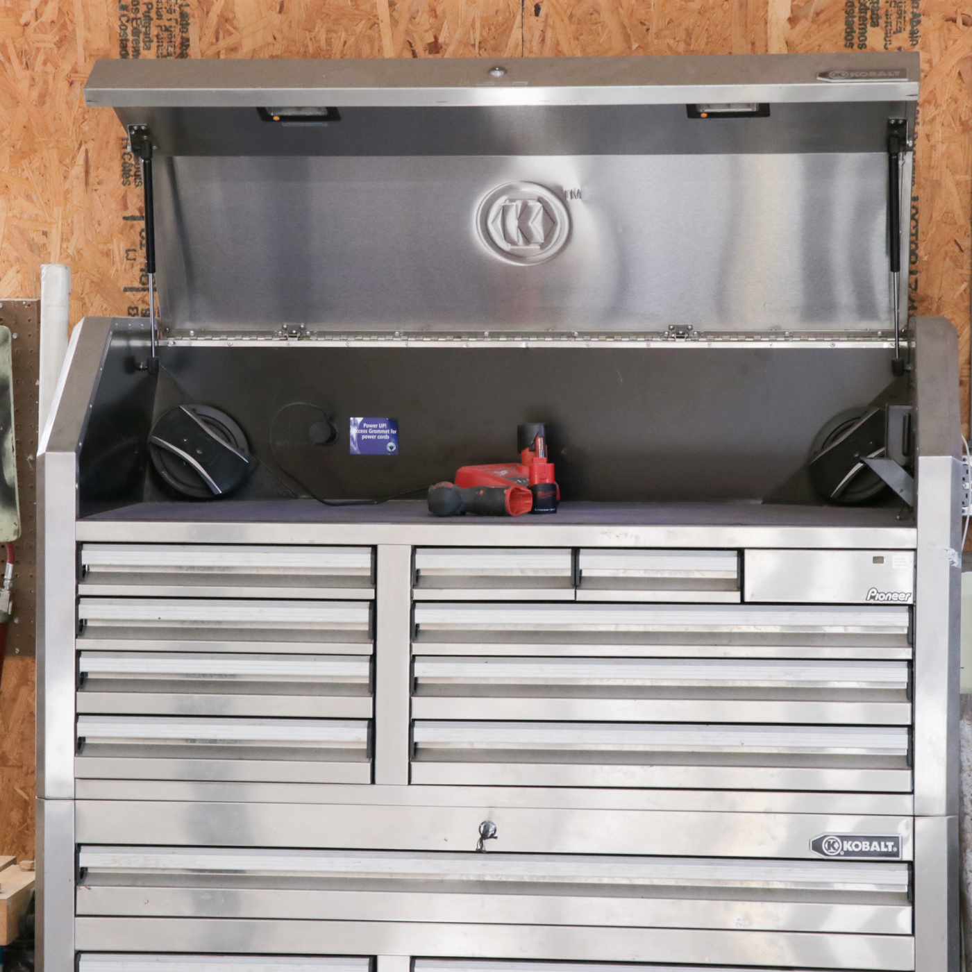Kobalt Tool Chest with Pioneer Sound System
