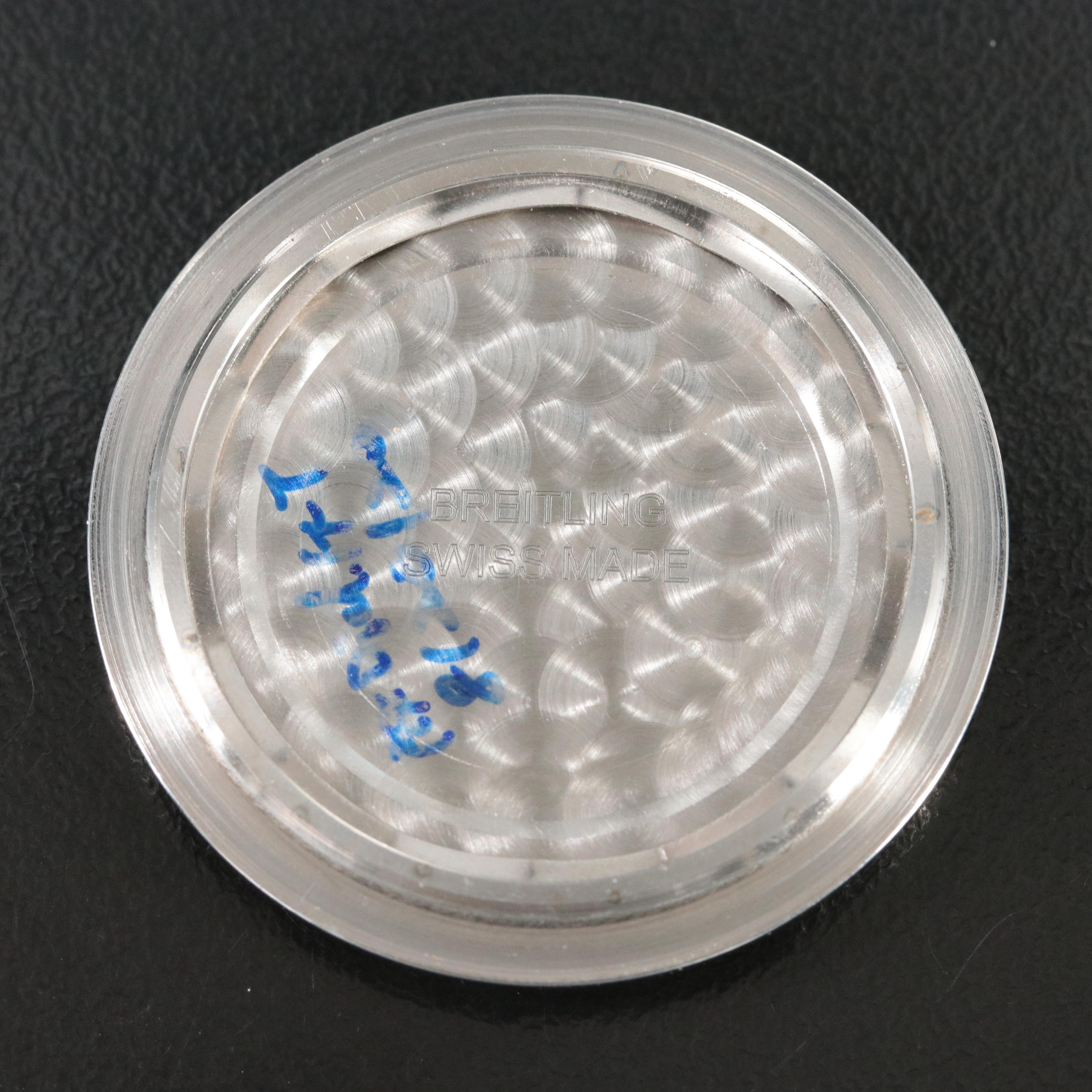 Breitling Superocean A17364 Custom 4.38CTW Diamond Bezel Steel Automatic Watch