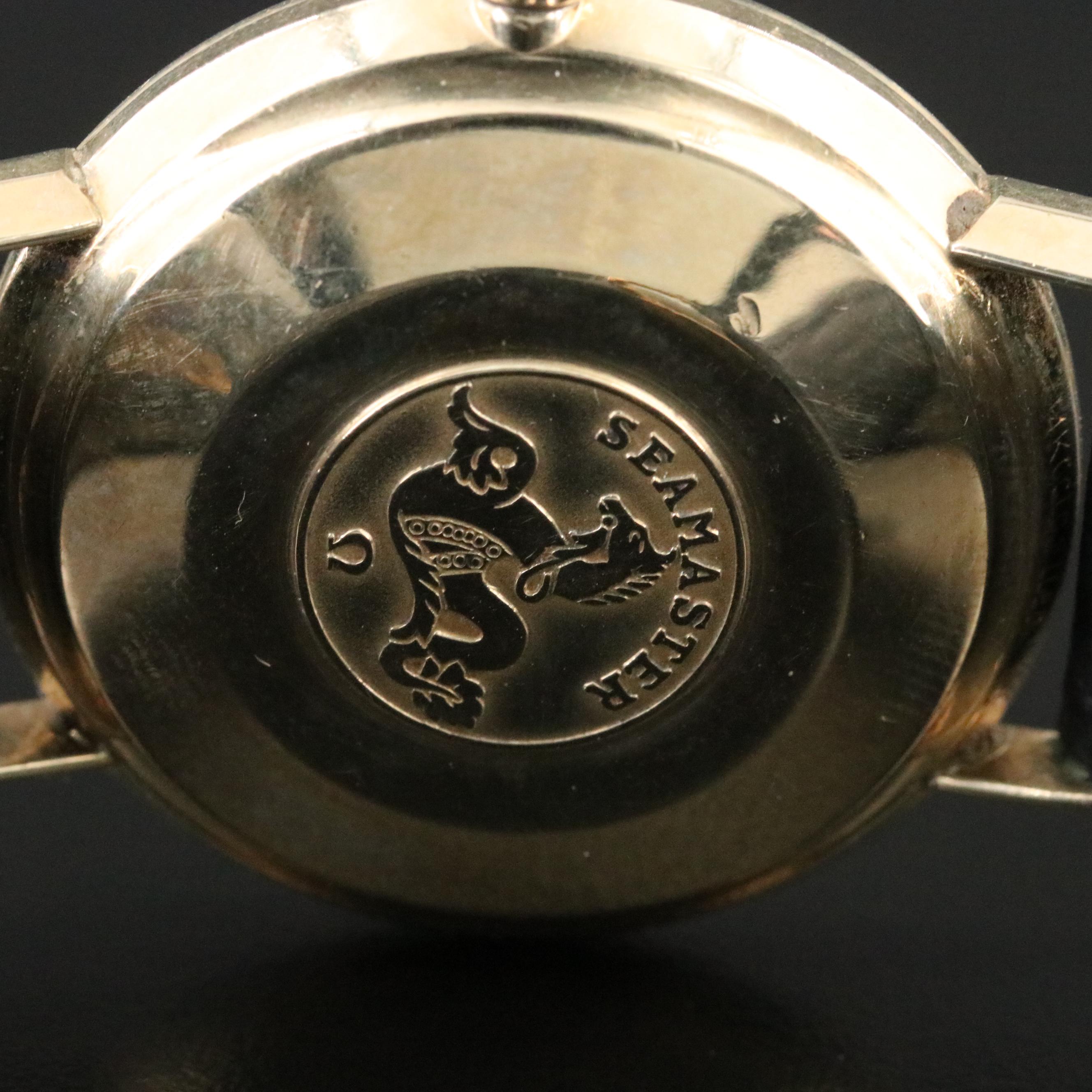 Vintage Omega Seamaster Champagne Dial 34mm Gold-Filled Automatic Watch