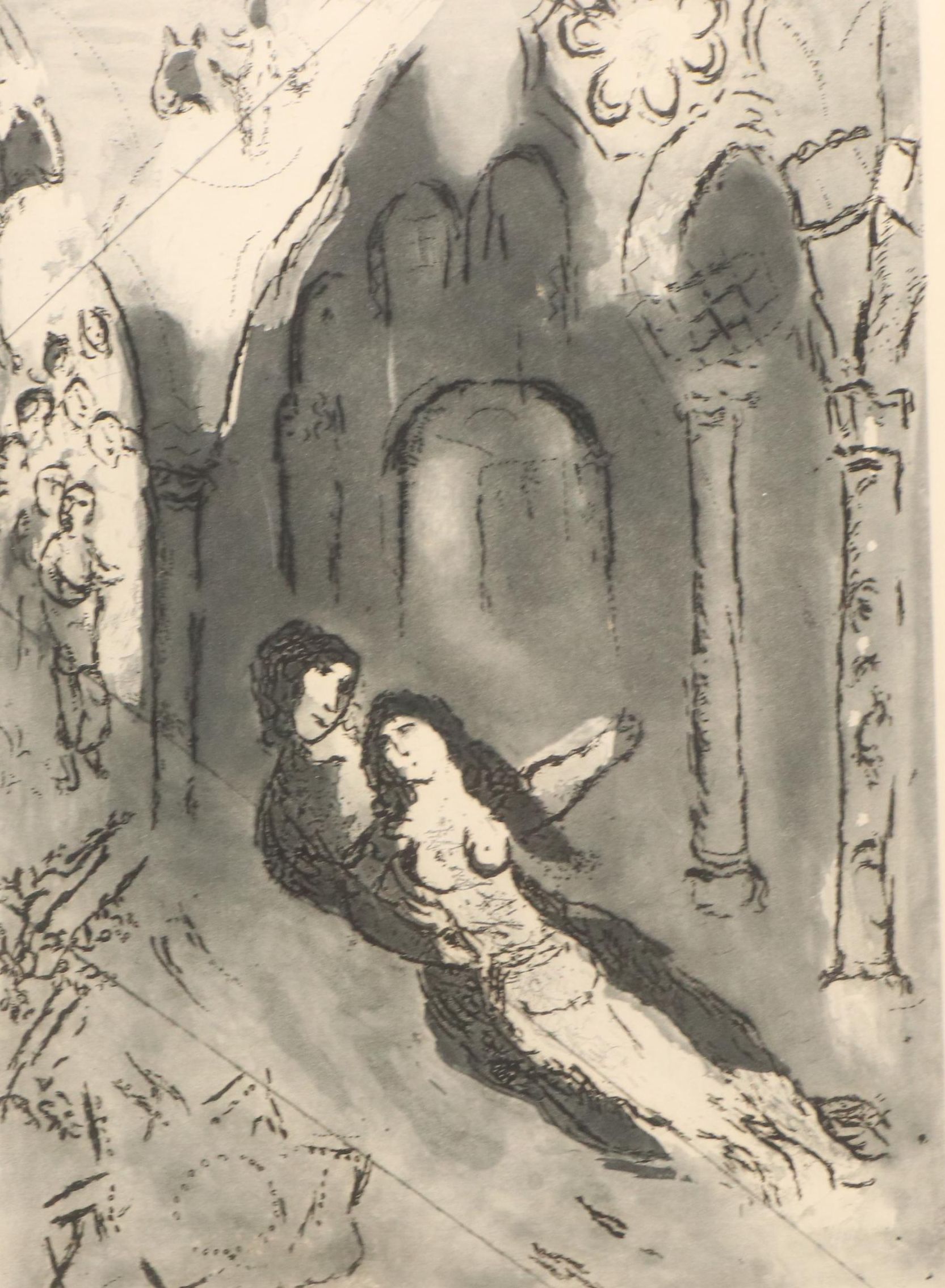 Marc Chagall Restrike Etching "The Marriage"