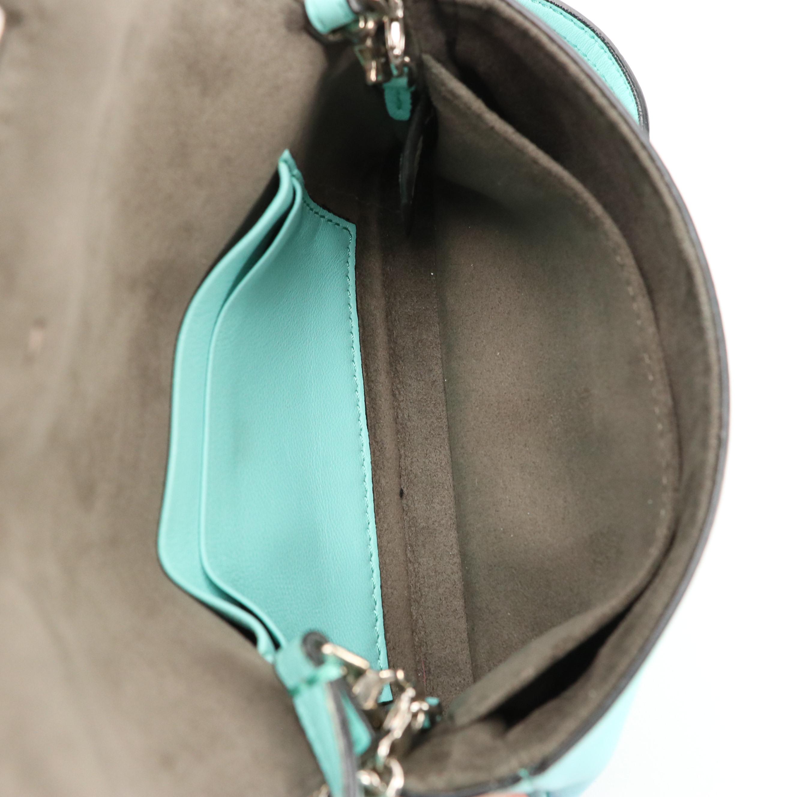 Fendi Mini Monster Baguette Bag 8M0354 in Leather